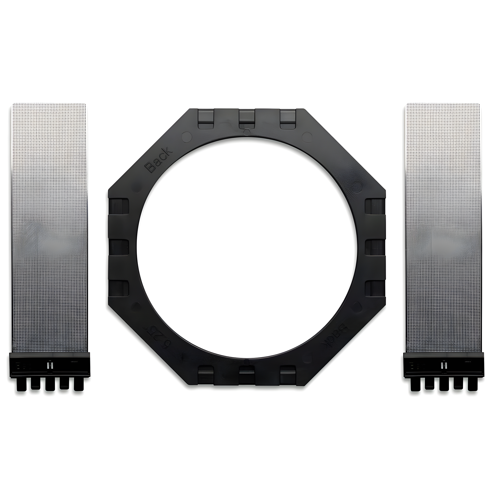 Russound® In-Ceiling/In-Wall Rough-in Speaker Brackets for SB-C80 8-In. Speakers in Black