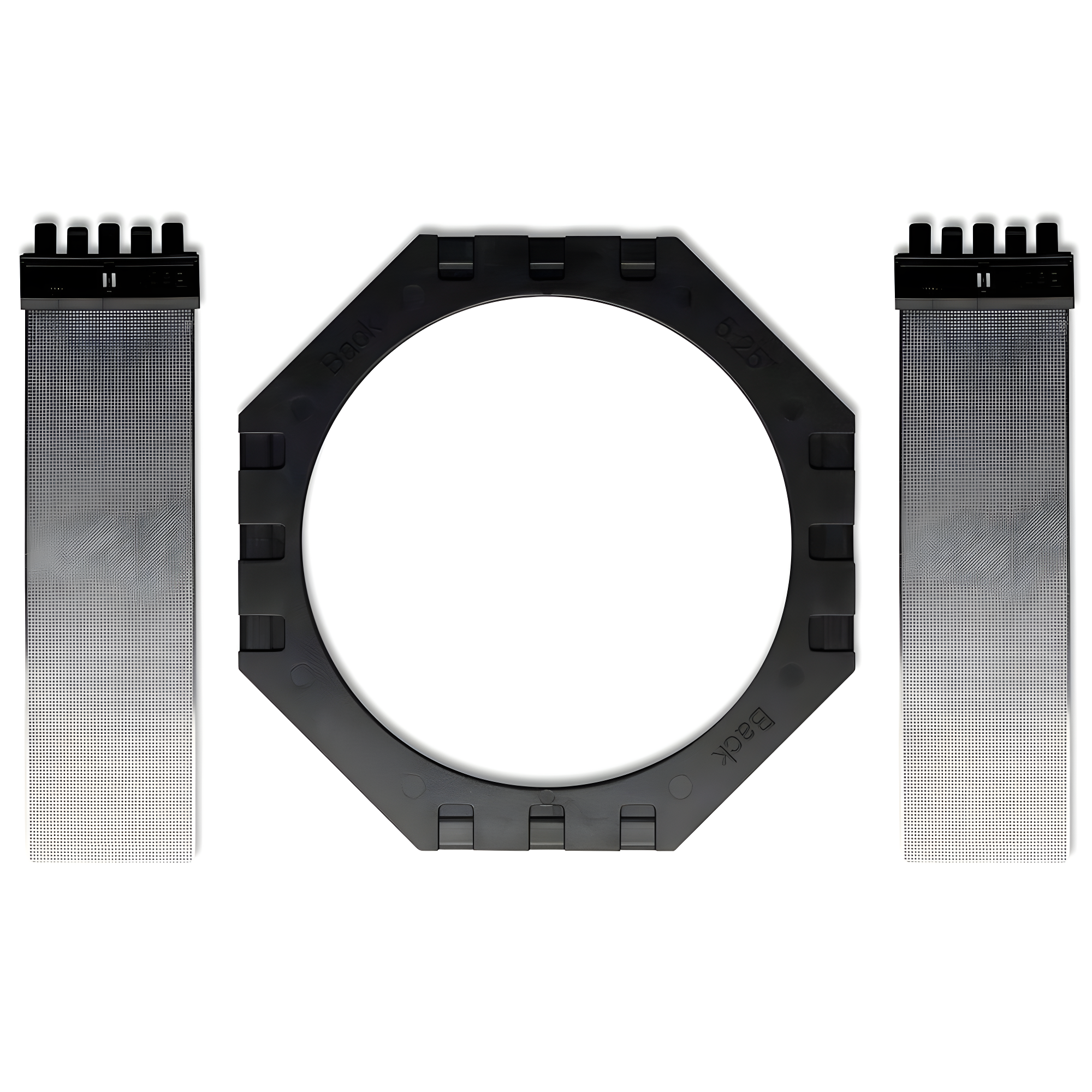 Russound® In-Ceiling/In-Wall Rough-in Speaker Brackets for SB-C80 8-In. Speakers in Black