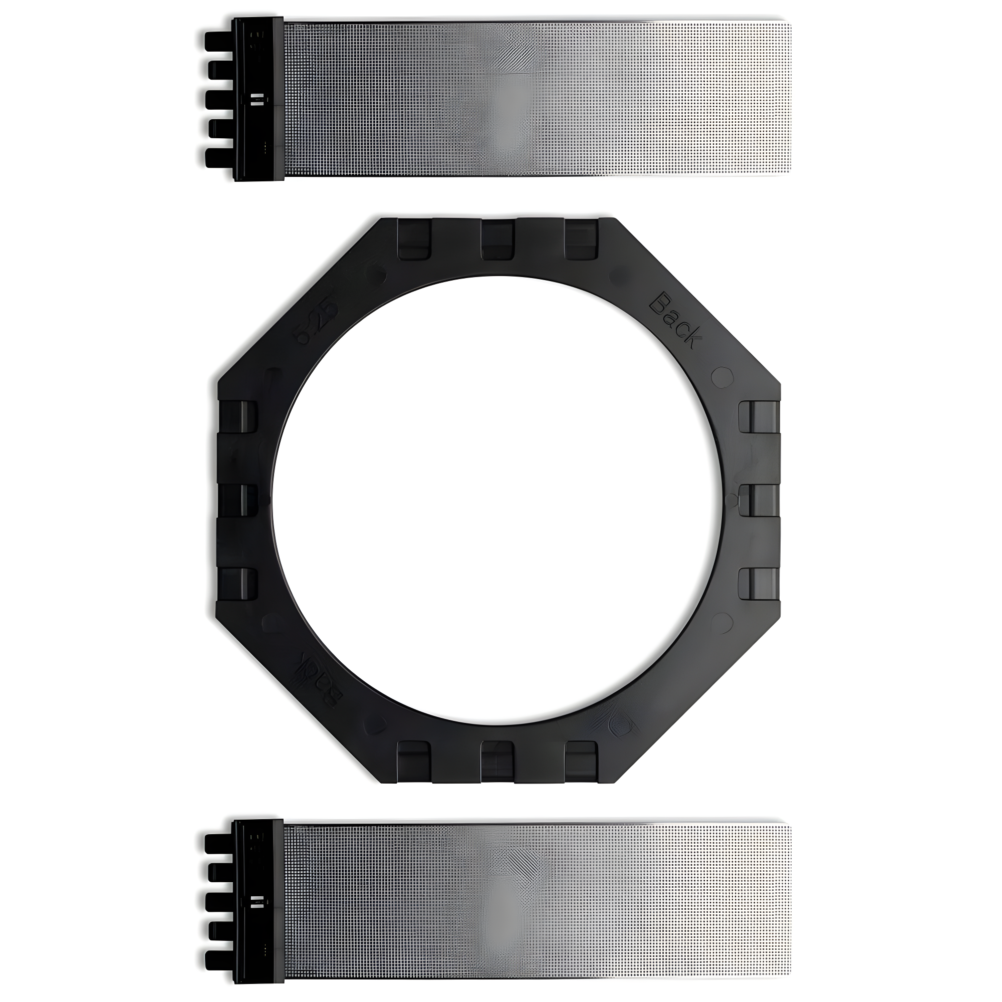 Russound® In-Ceiling/In-Wall Rough-in Speaker Brackets for SB-C80 8-In. Speakers in Black