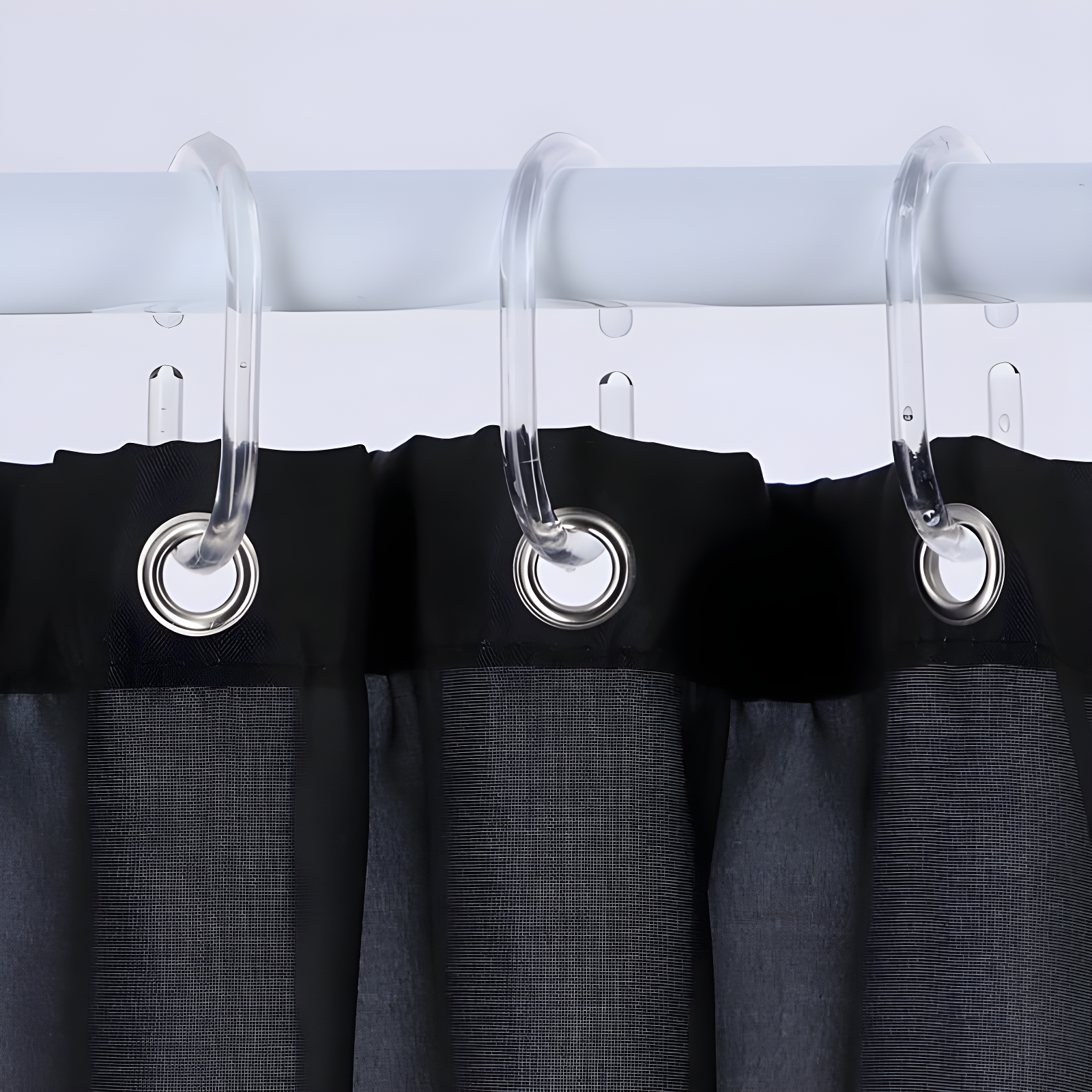 Evideco Solid Plastic Shower Curtain Hooks Rings & Reviews | Wayfair