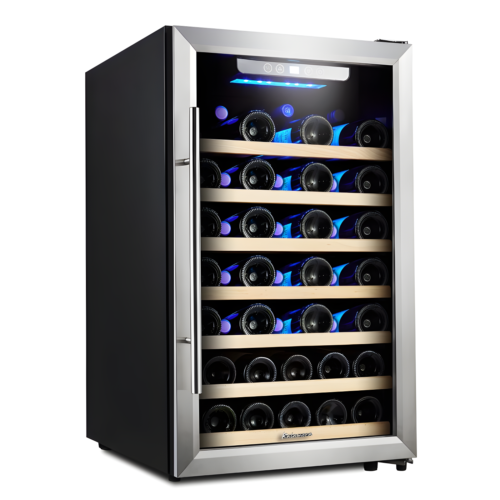 Kalamera Kalamera Single Zone 19.3'' Freestanding 50 Bottle Wine Refrigerator