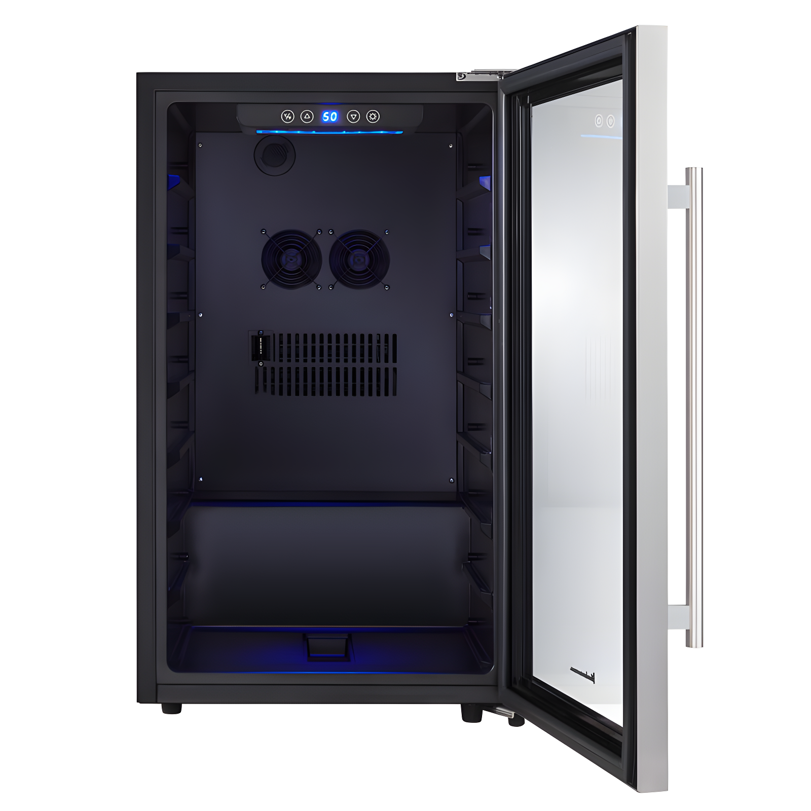 Kalamera Kalamera Single Zone 19.3'' Freestanding 50 Bottle Wine Refrigerator