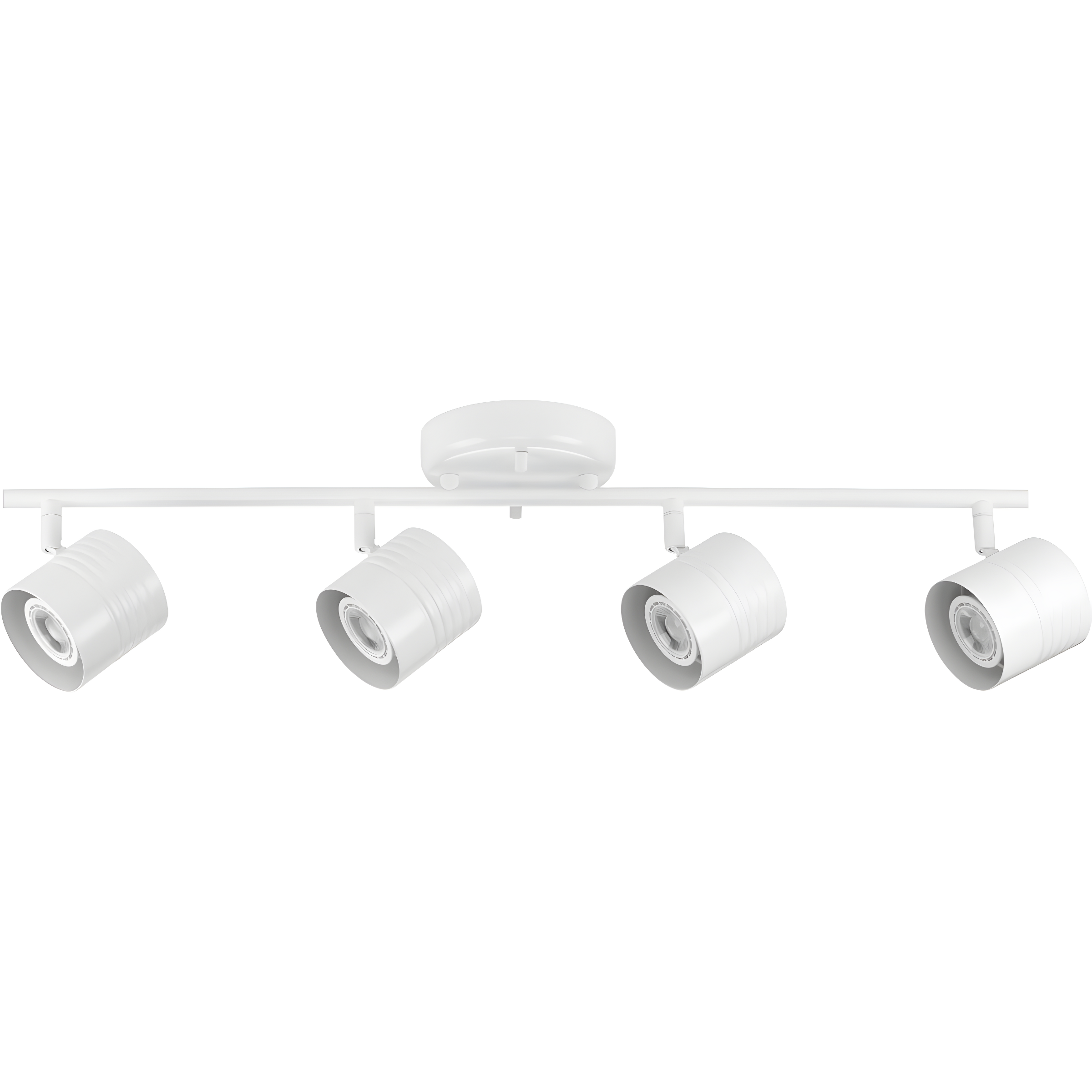 Progress Lighting P900014-028 Black Four-Head Track Metal