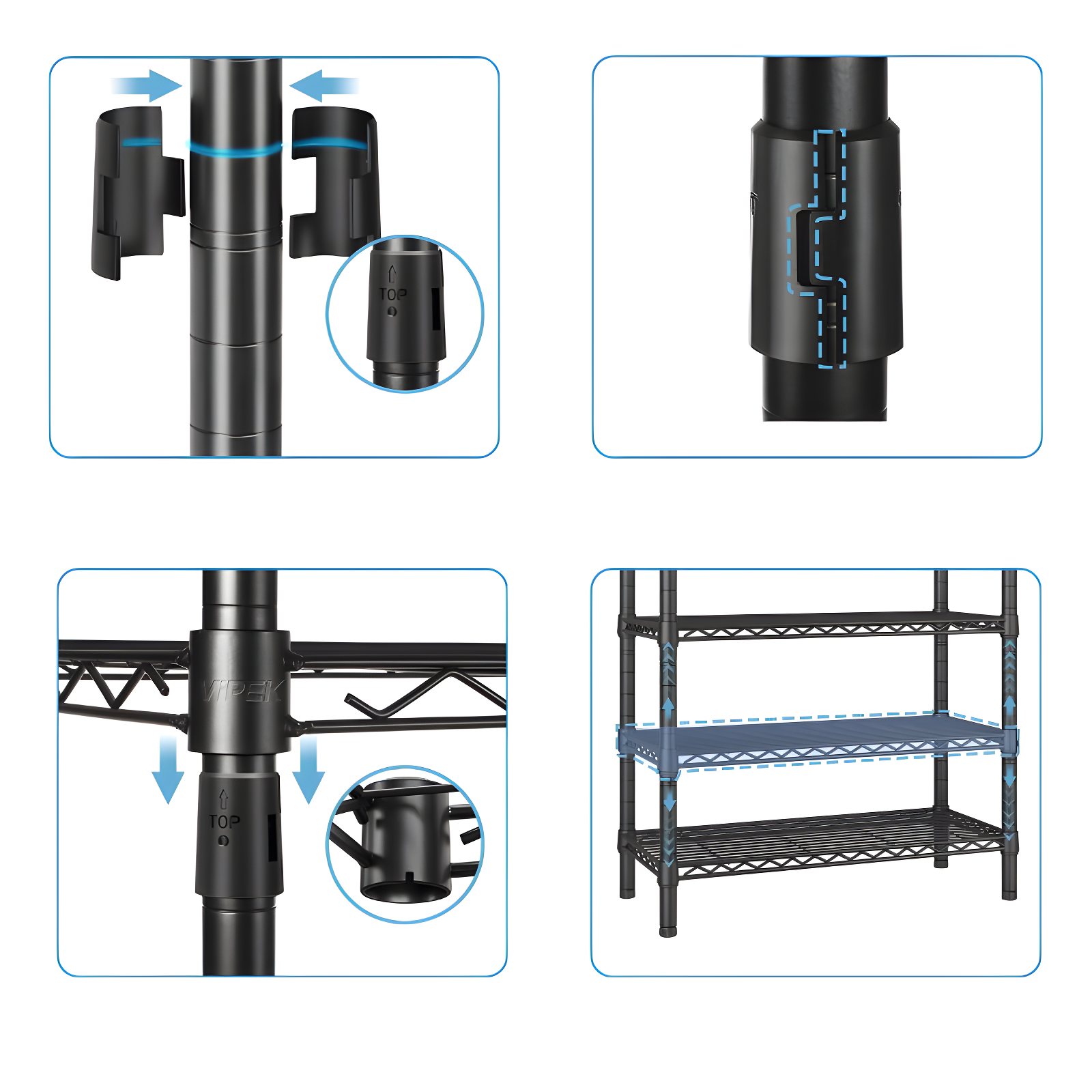 VIPEK 69.9'' Solid Clothing Rack