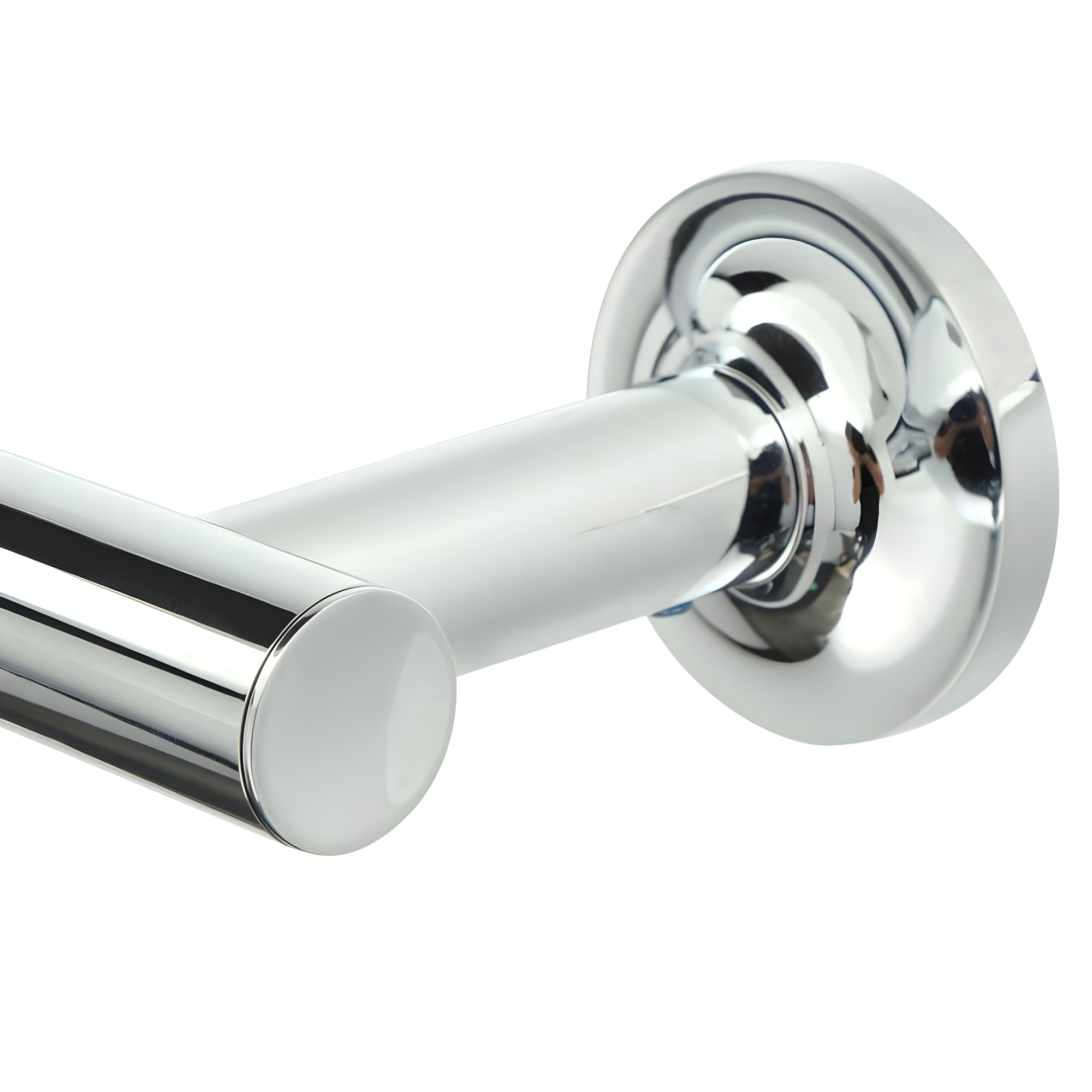 Purist® 24" Wall Mounted Round Towel Bar, Metal Wall-Mounted Towel Holder