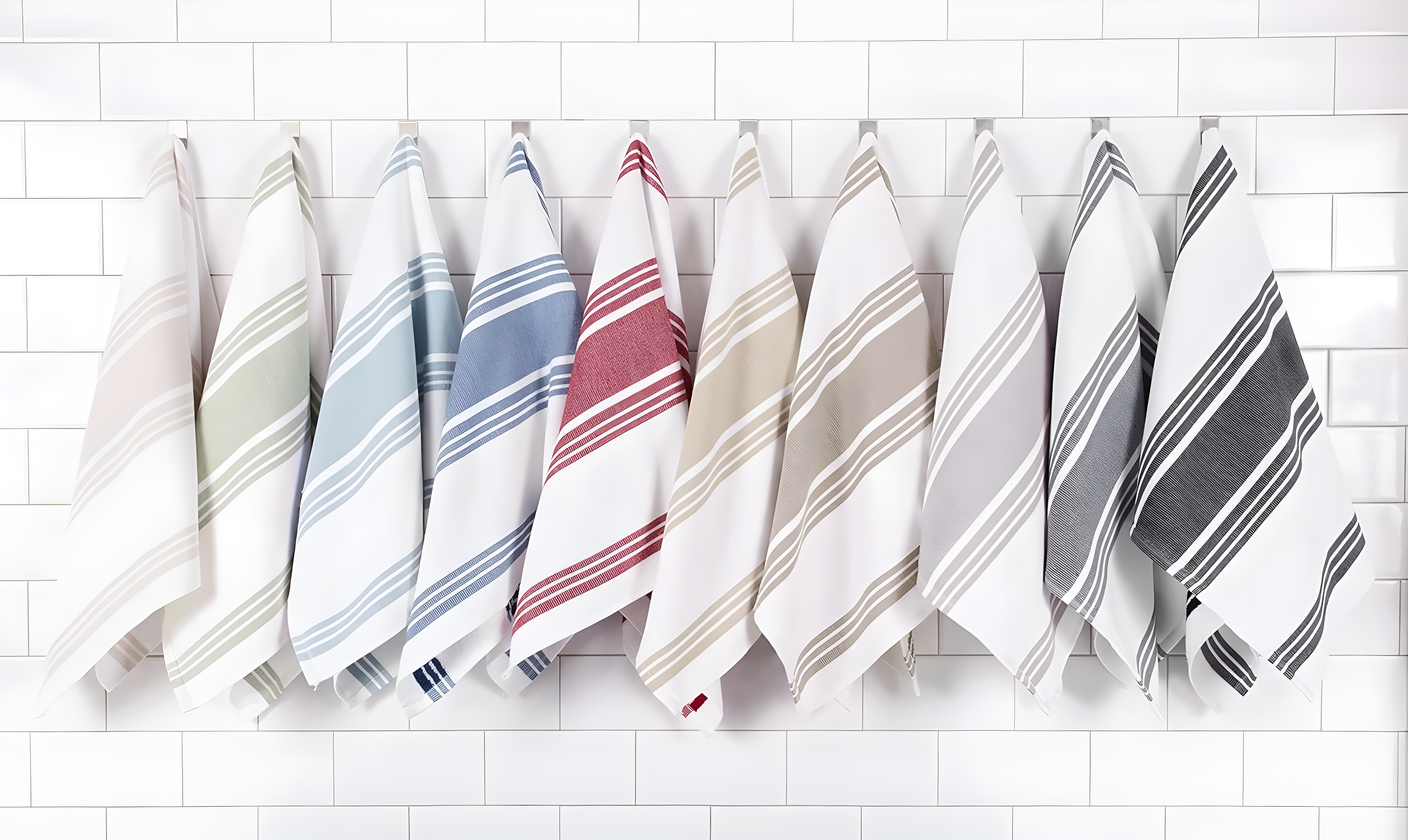 All-Clad Dual Striped Tea Towel