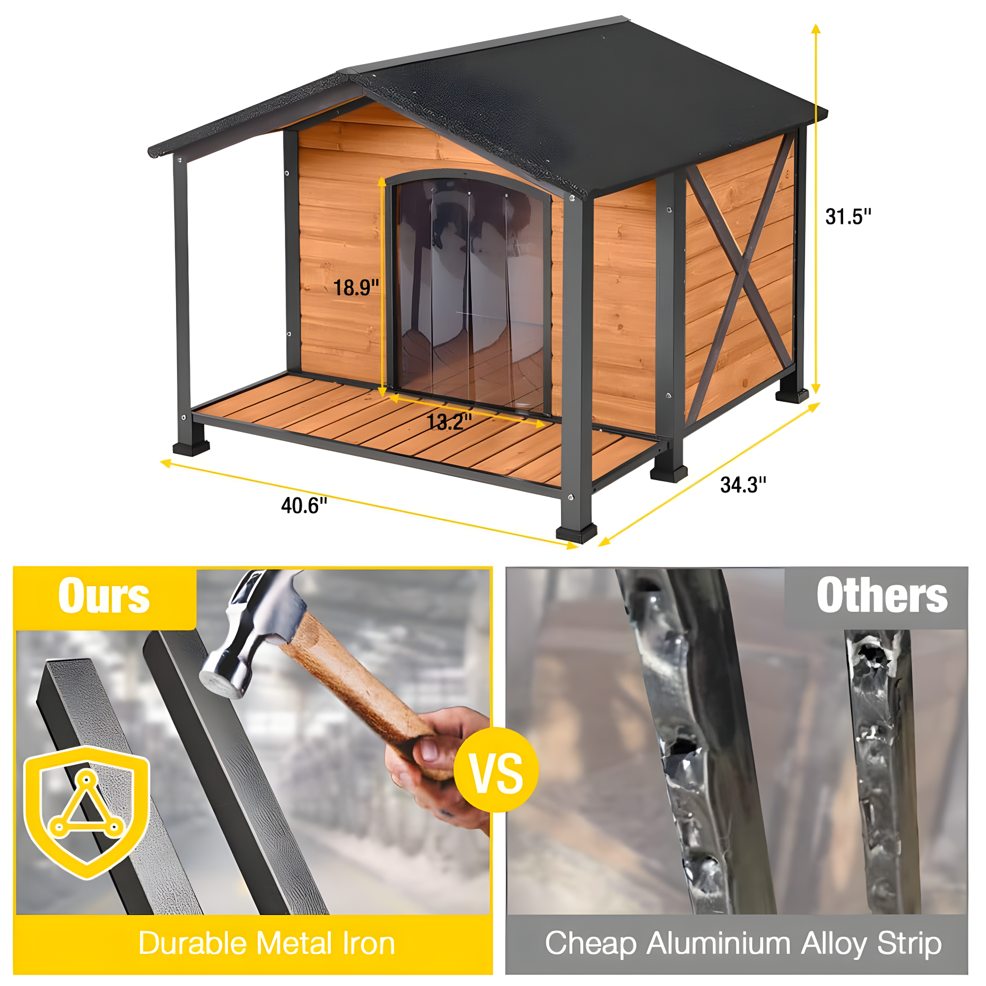 Tucker Murphy Pet™ Schoharie Igloo Style Dog House