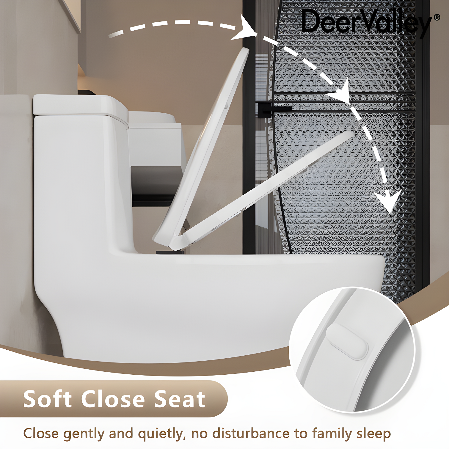 Ally Standard Bathroom Toielt, Modern Toilet with Comfort Chair Height Floor Mounted(Seat Included)