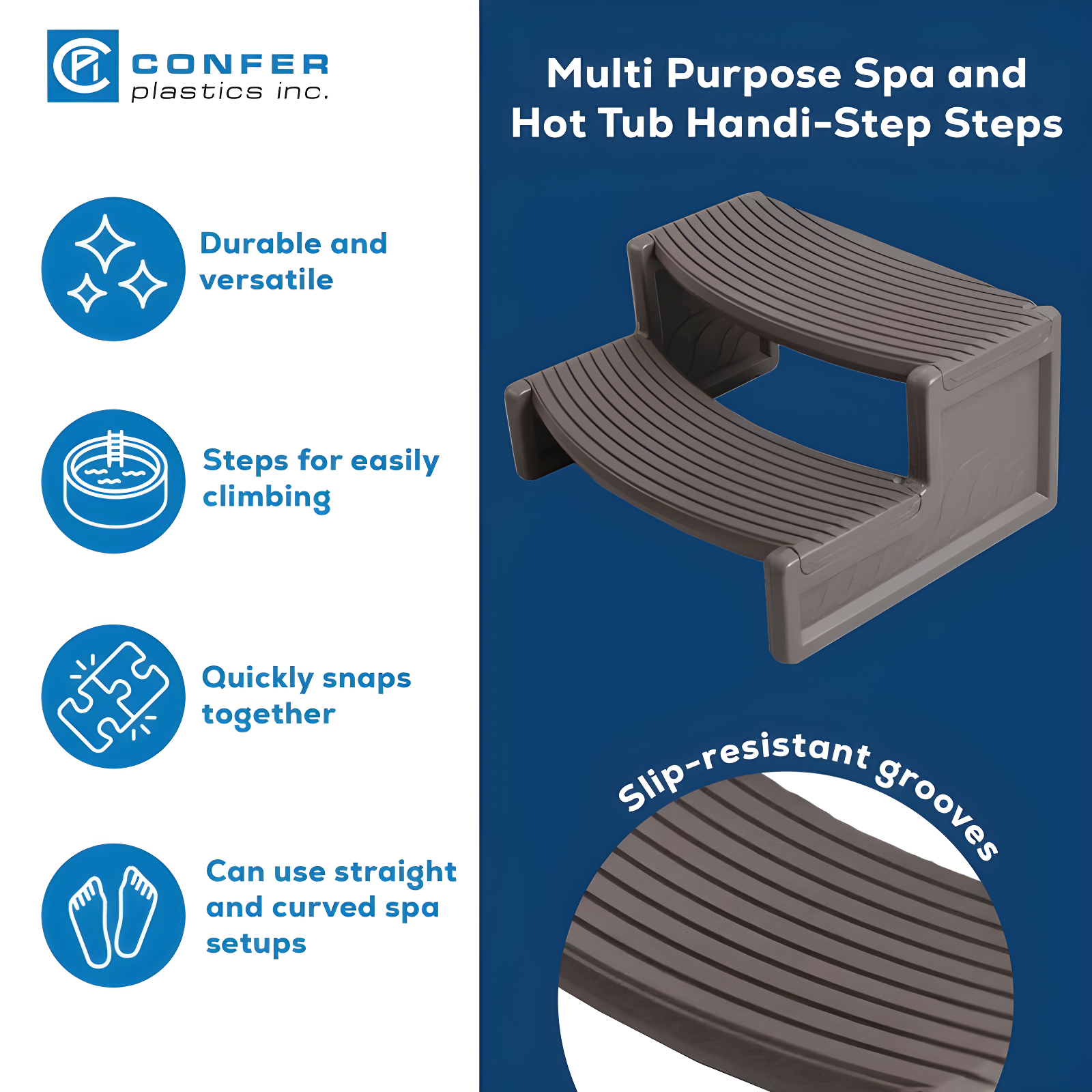 Handi-Step Spa/Patio Step Black