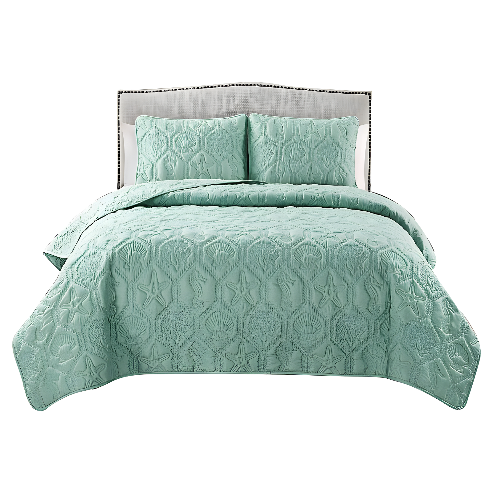 VCNY Shore 3-Piece Embossed Quilt Set