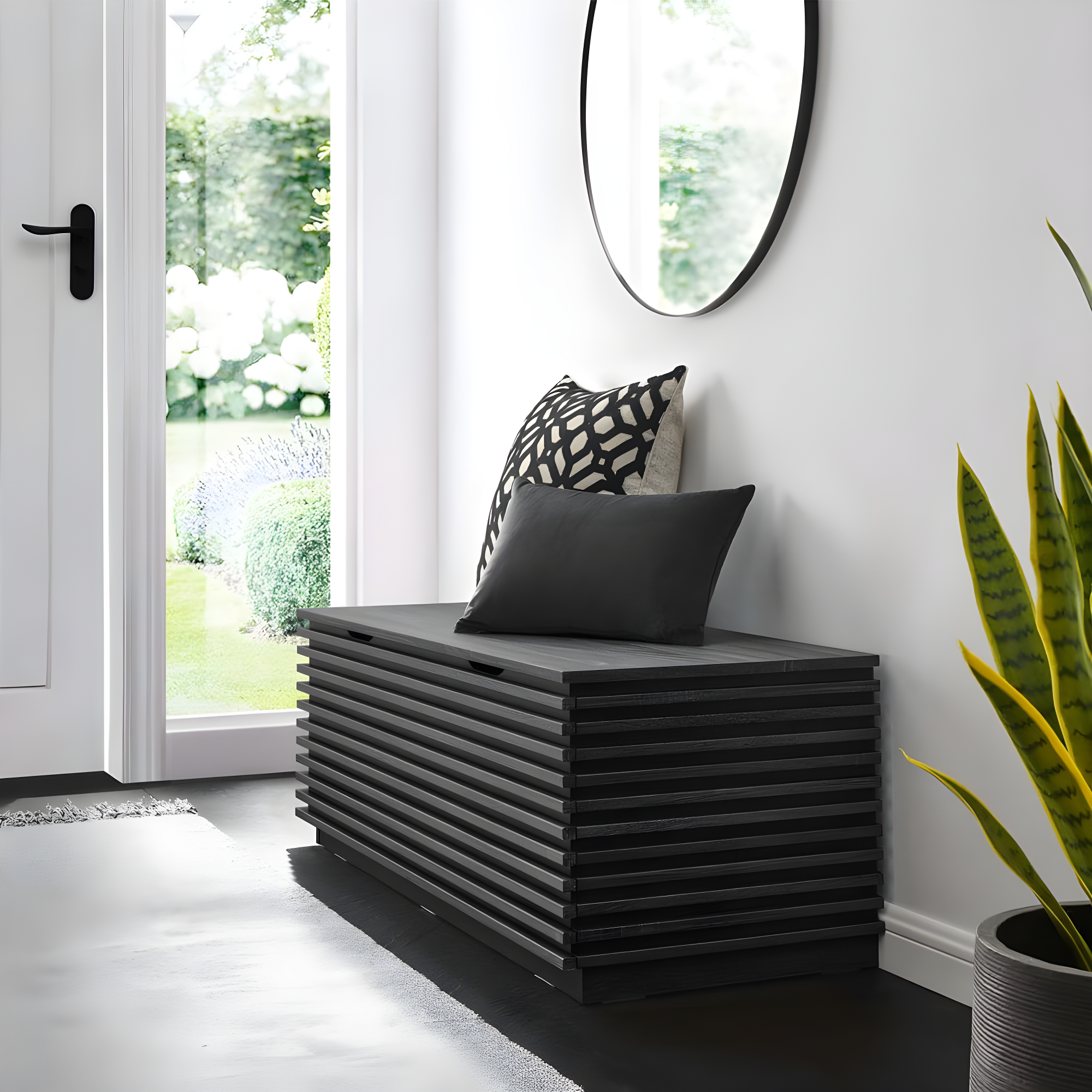 Modway Render 47" Wood Grain Storage Bench & Reviews | Wayfair