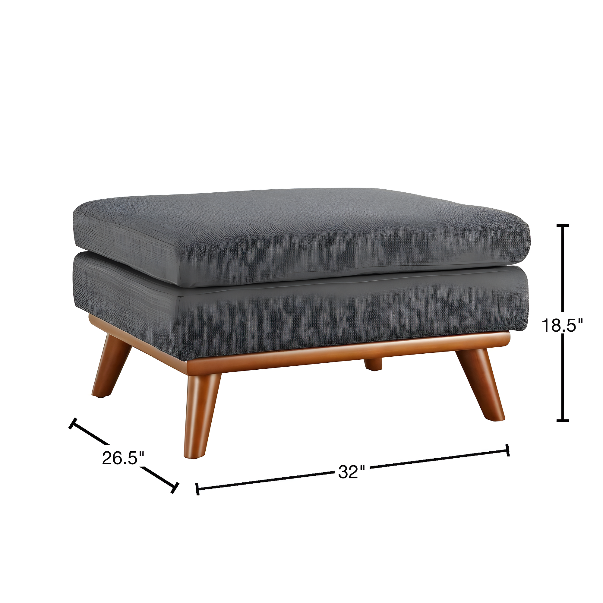 Modway Engage Upholstered Fabric Ottoman