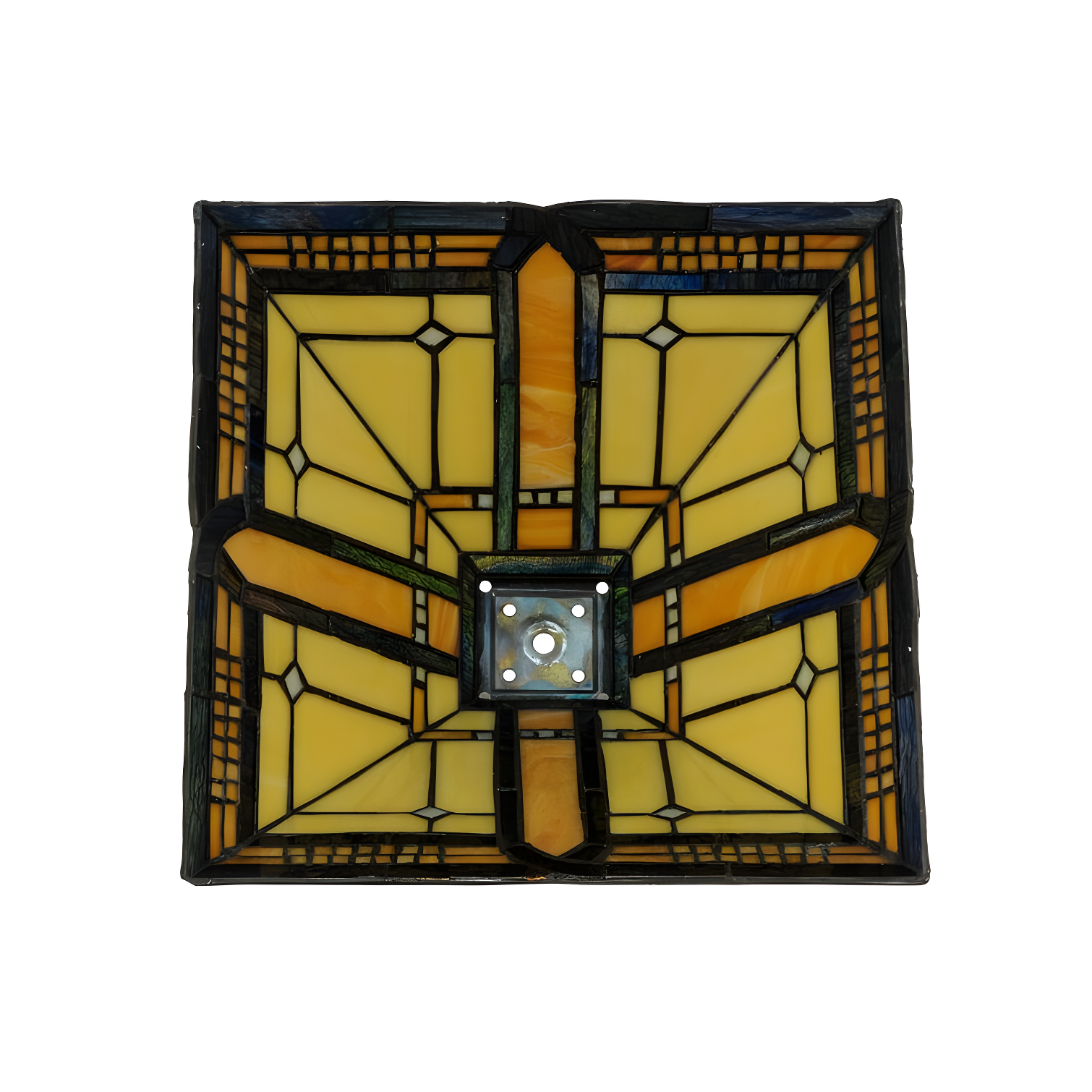 Meyda Tiffany & Stained Glass 7'' H x 18'' W Glass Rectangle Lamp Shade