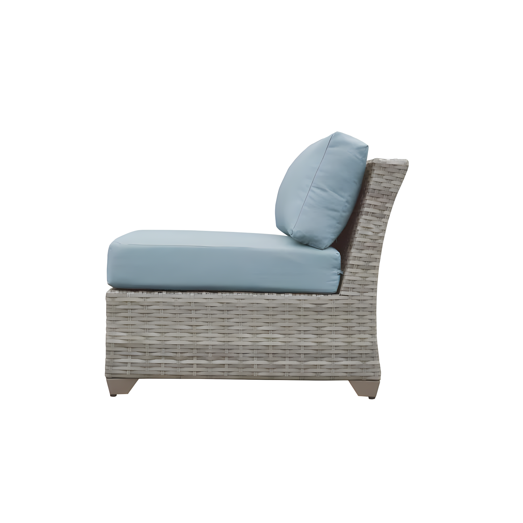 Bannister 64'' Wicker Outdoor Loveseat