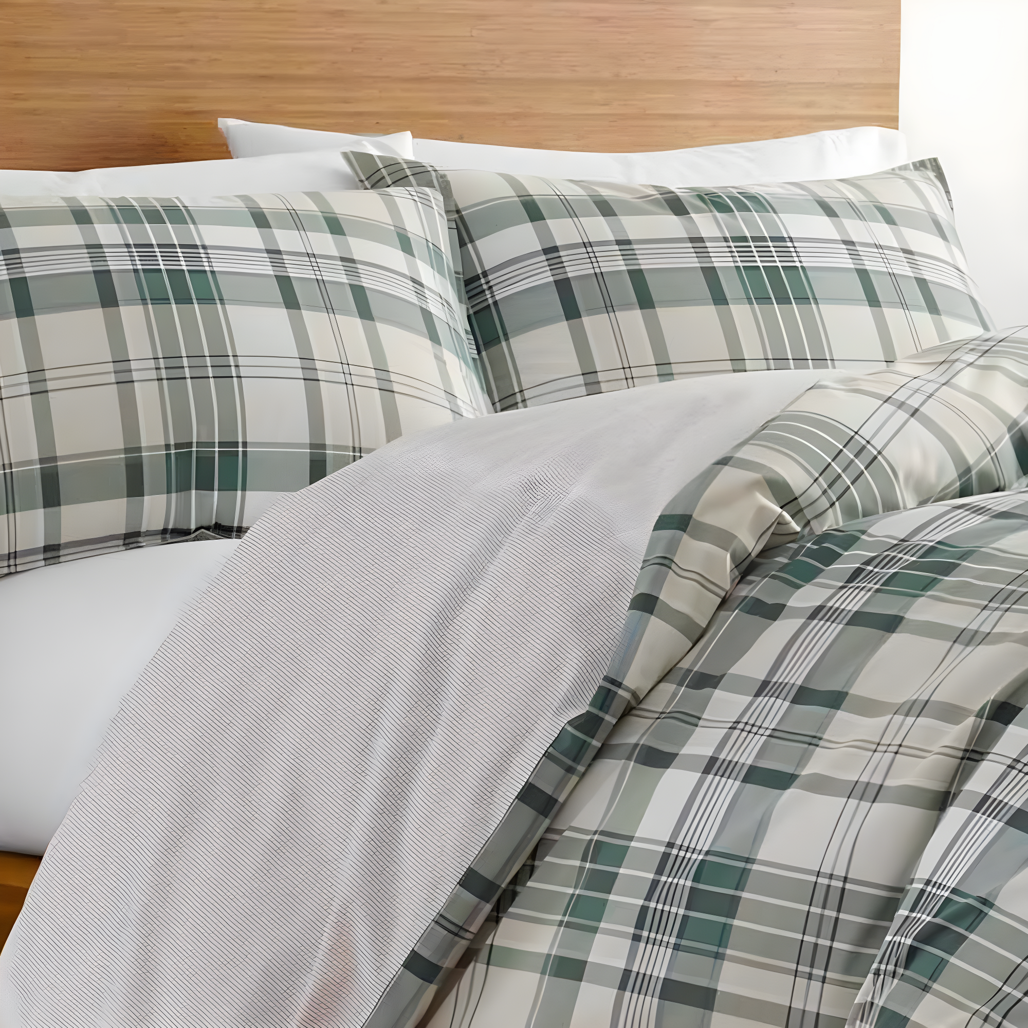 Eddie Bauer Eddie Bauer Timbers Green Cotton Reversible Bedding Set