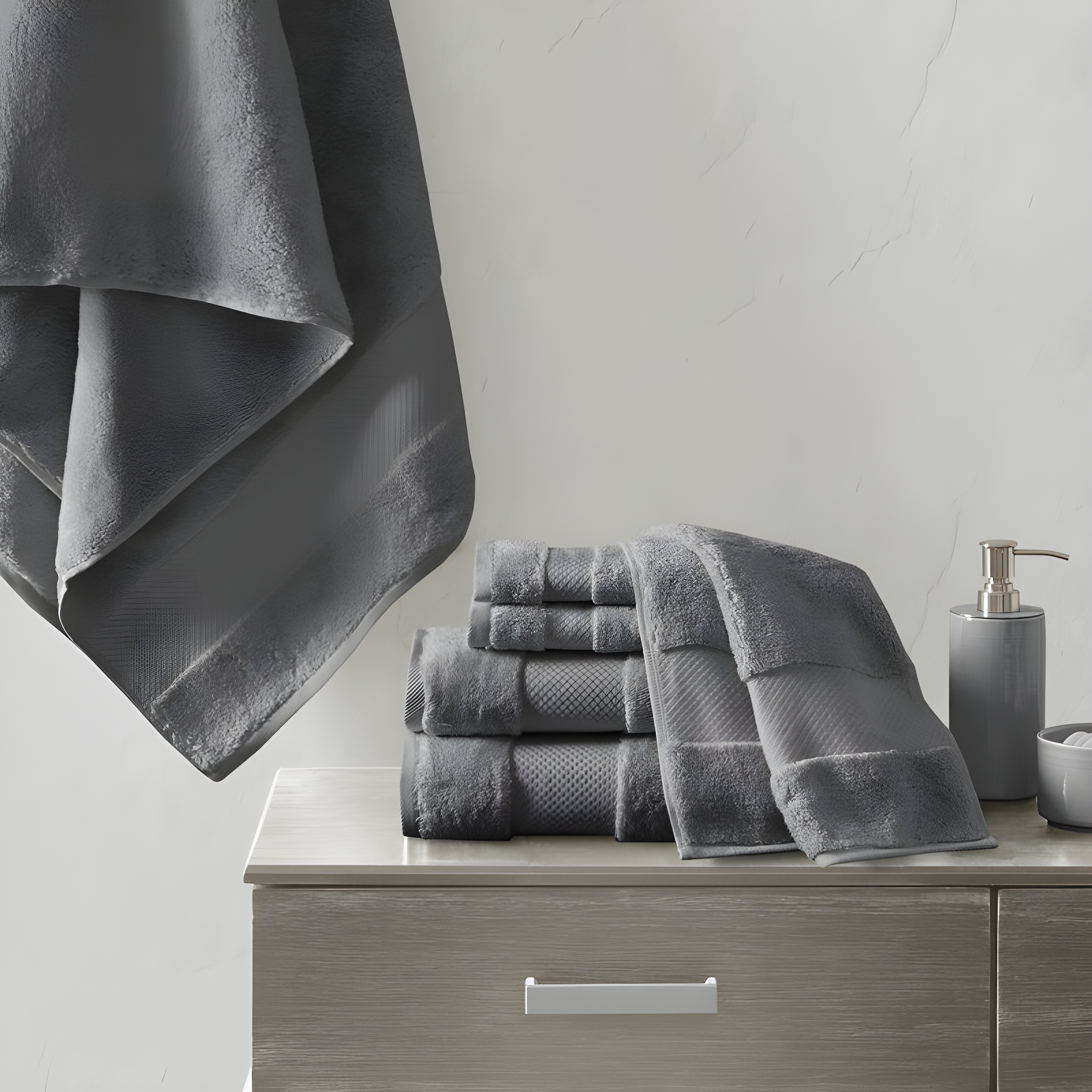Turkish 100% Cotton Oversized Towel Set