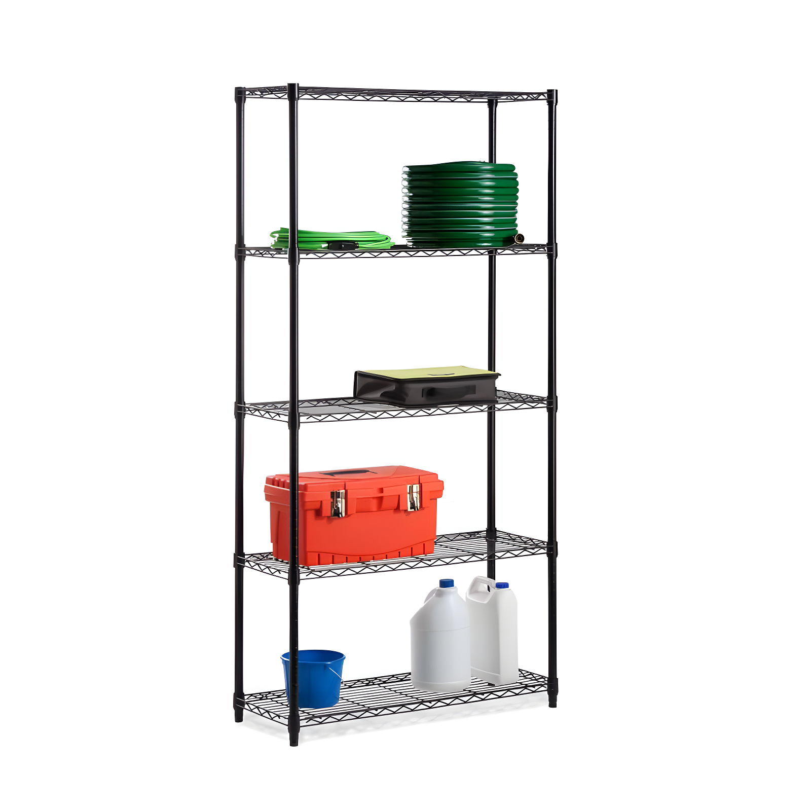 Honey-Can-Do 72 in. H X 14 in. W X 36 in. D Steel Shelving Unit