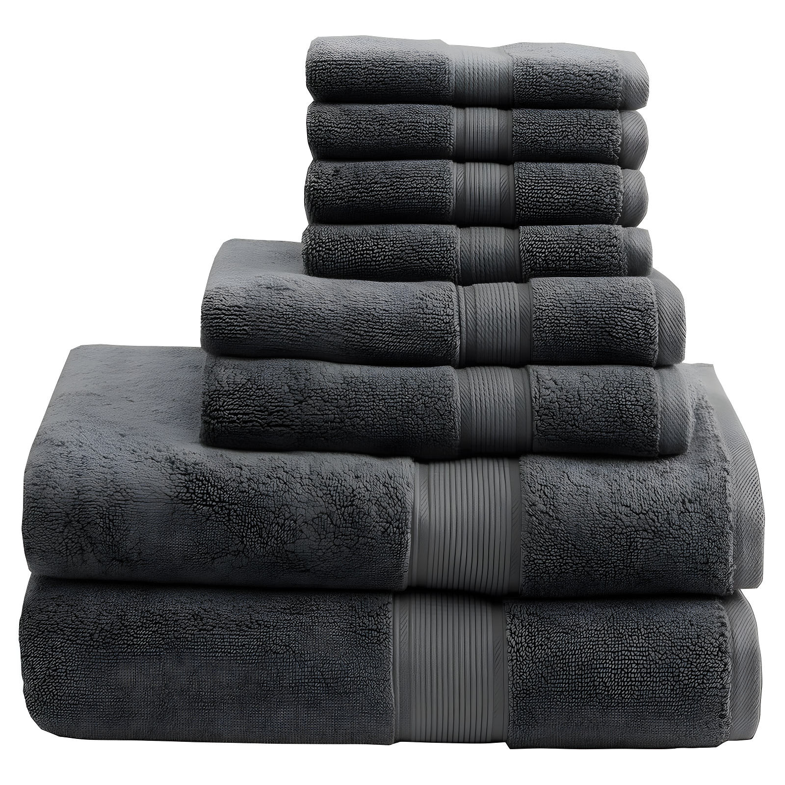 Madison Park Signature 800GSM Ultra-Soft 100% Cotton Absorbent Towel Set