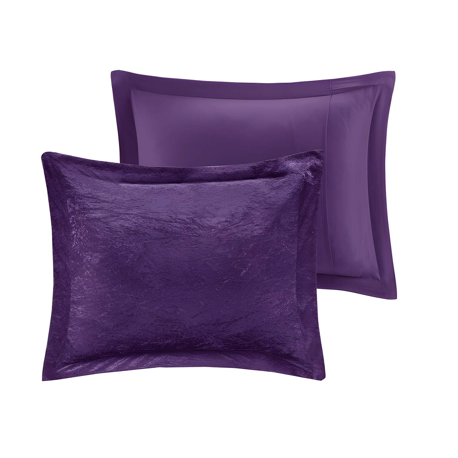 Intelligent Design Felicia Crushed Velvet Comforter Set with Throw Pillow