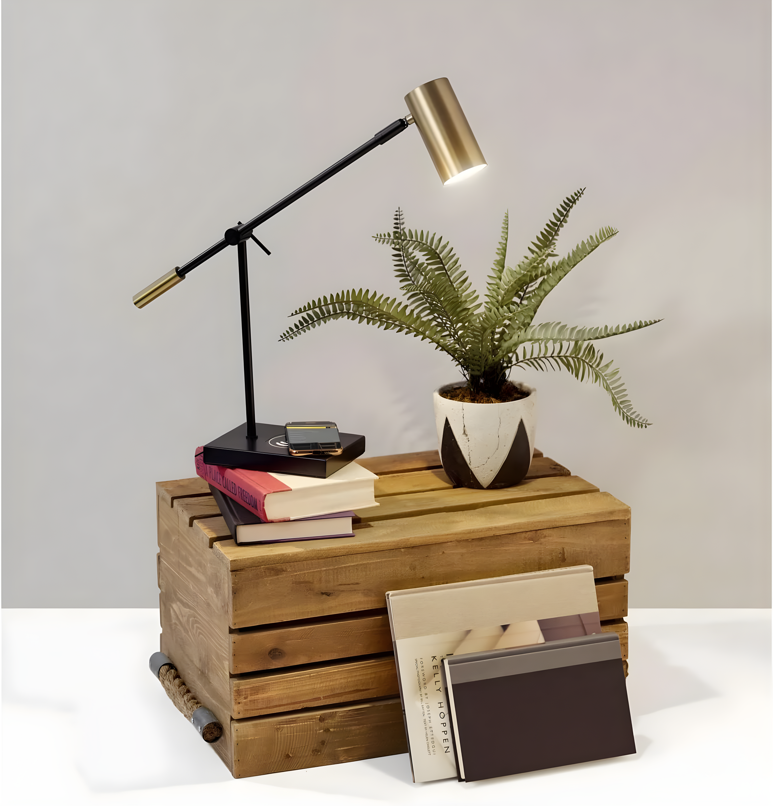Adrian Charging Table Lamp