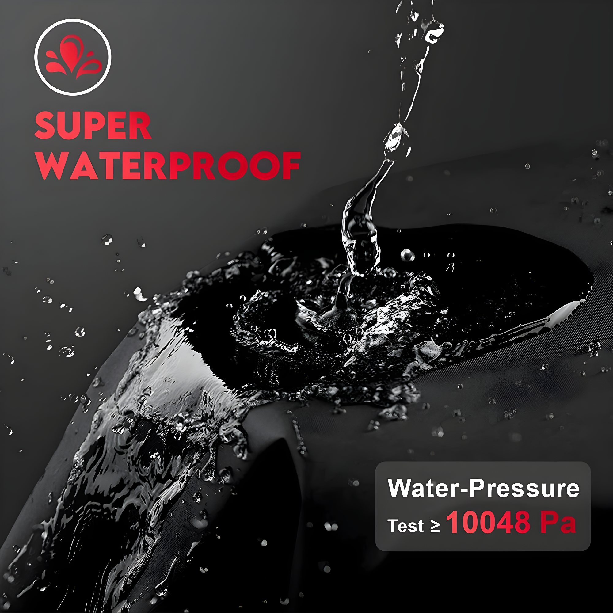 GVDV Grill Cover, 58 inch BBQ Gas Grill Cover for Outdoor Grill, Adjustable Barbecue Cover Waterproof, Rip-Proof, Anti-UV, Fade Resistant