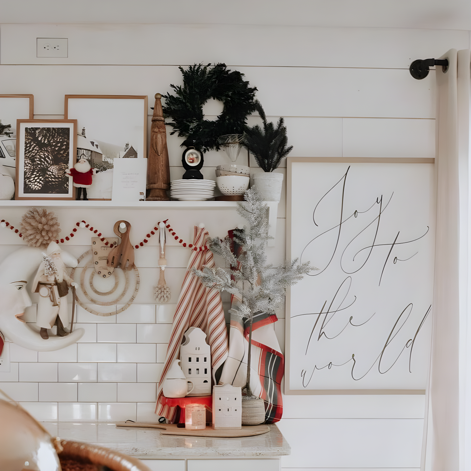 Nearly Natural 2.92-ft Frosted Pine Artificial Christmas Tree in Decorative Planter