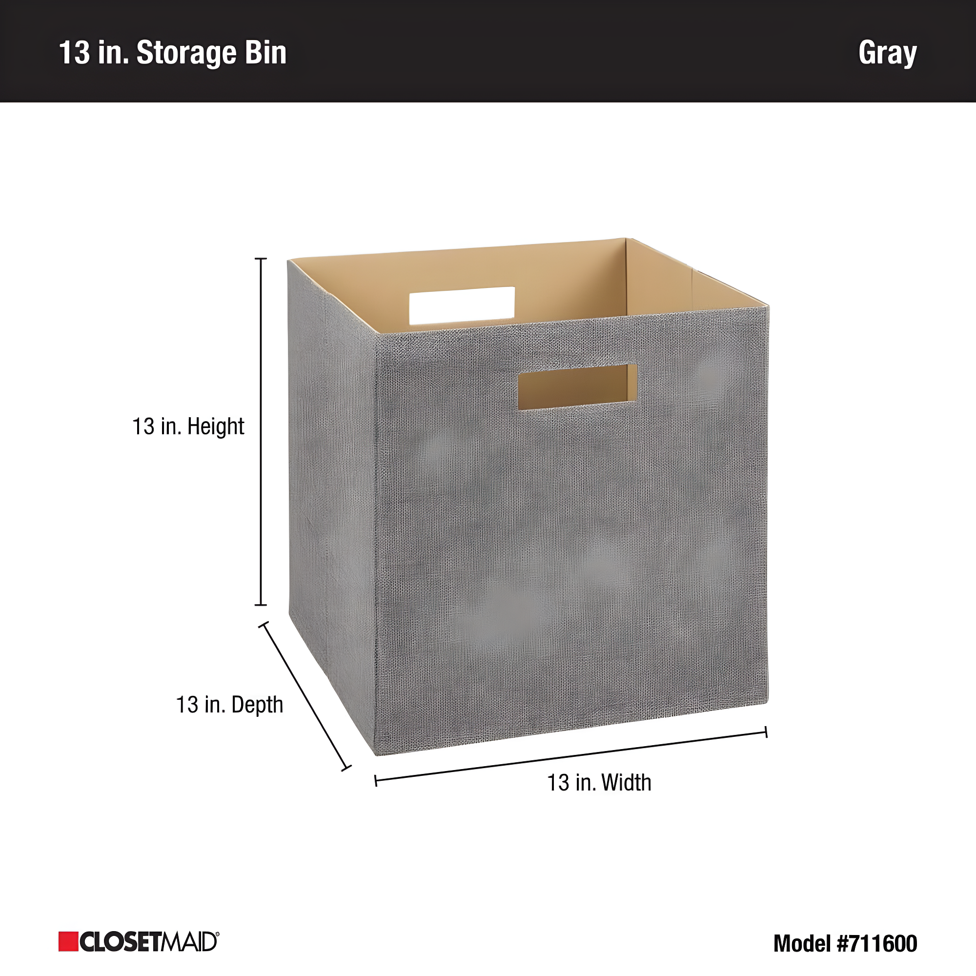 Decorative Storage Fabric Bin