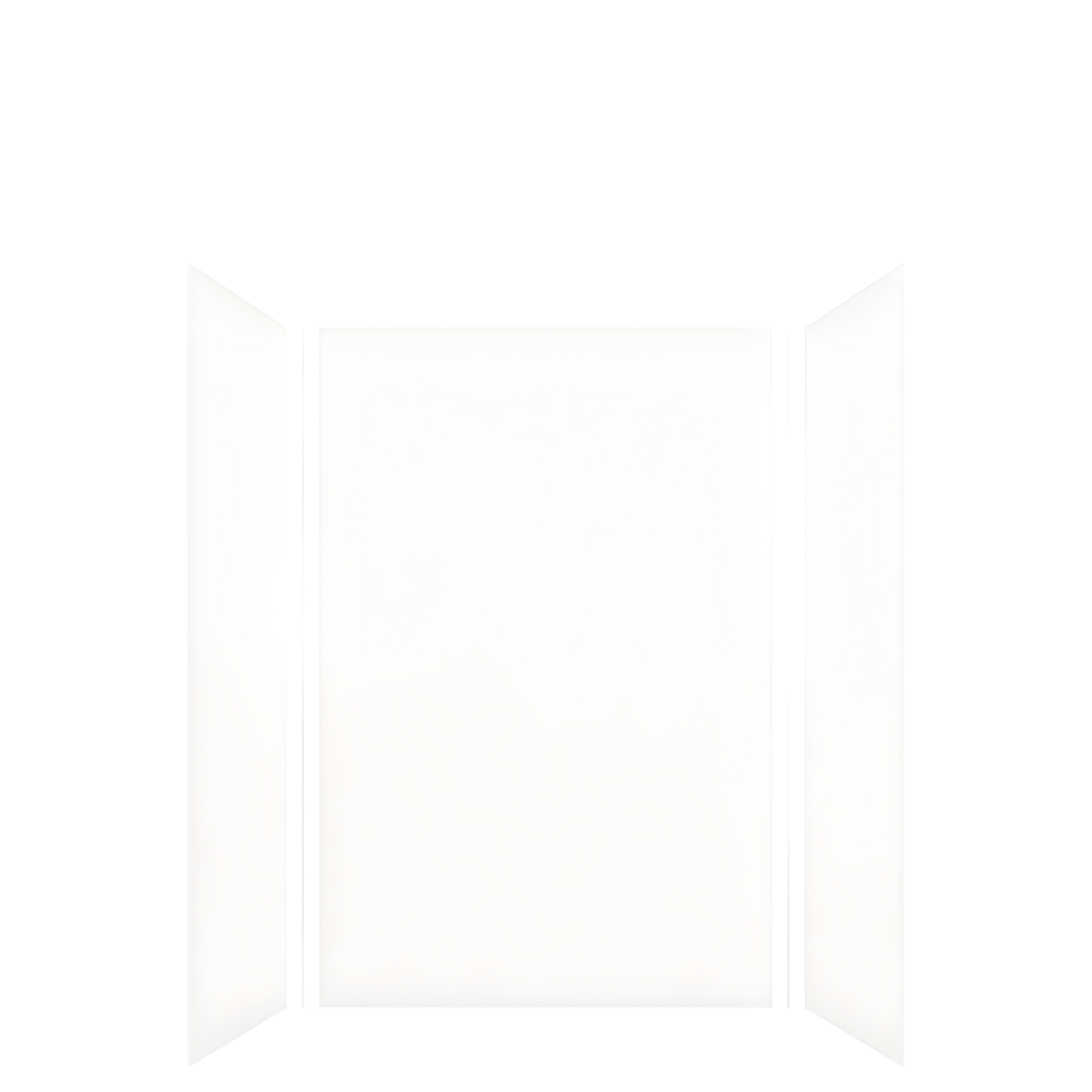 Expressions 48'' W 36'' D 72'' H Glue Up Solid Surface Wall