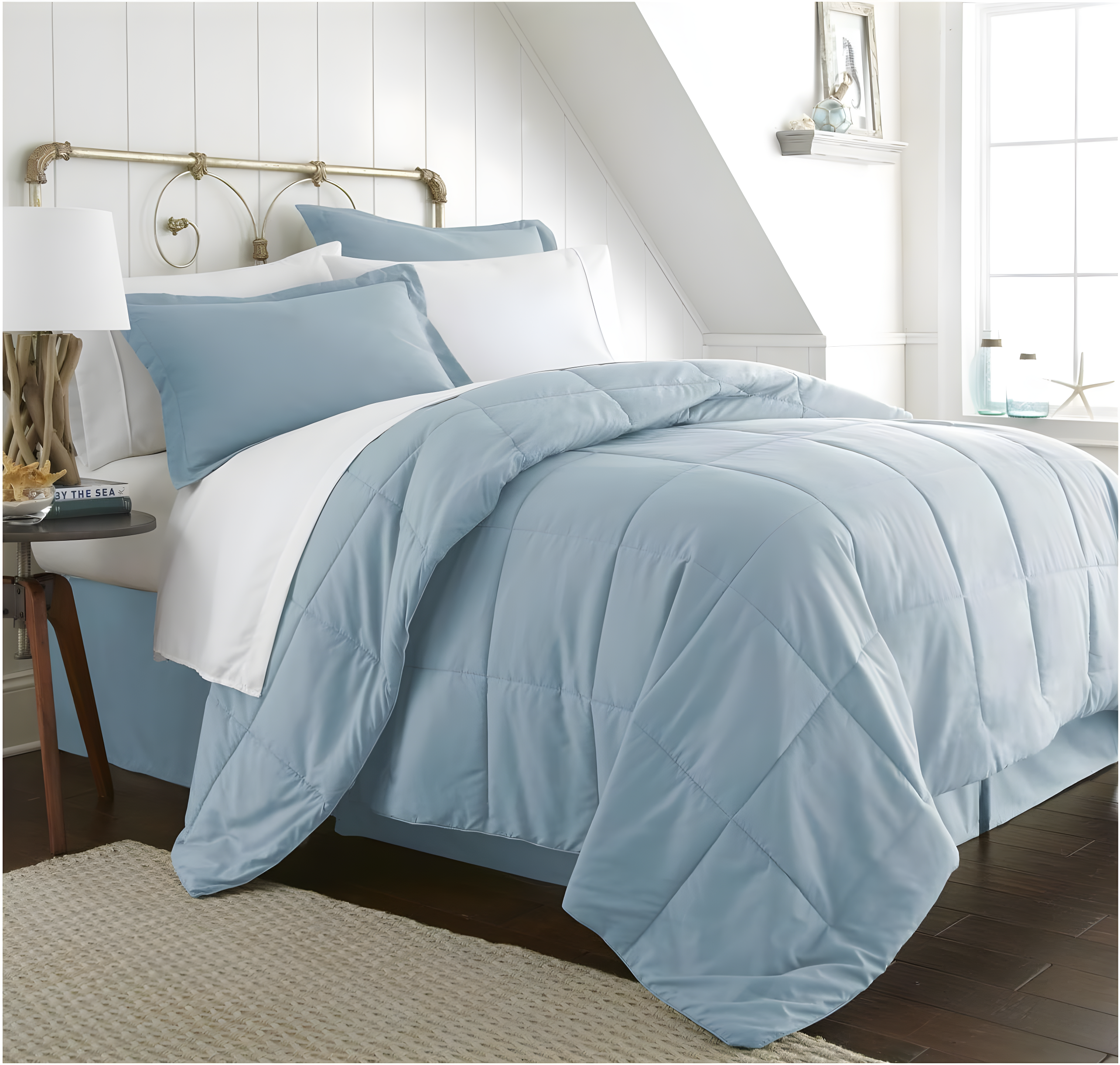 IEnjoy Home Simply Soft Microfiber Complete Bedding Set