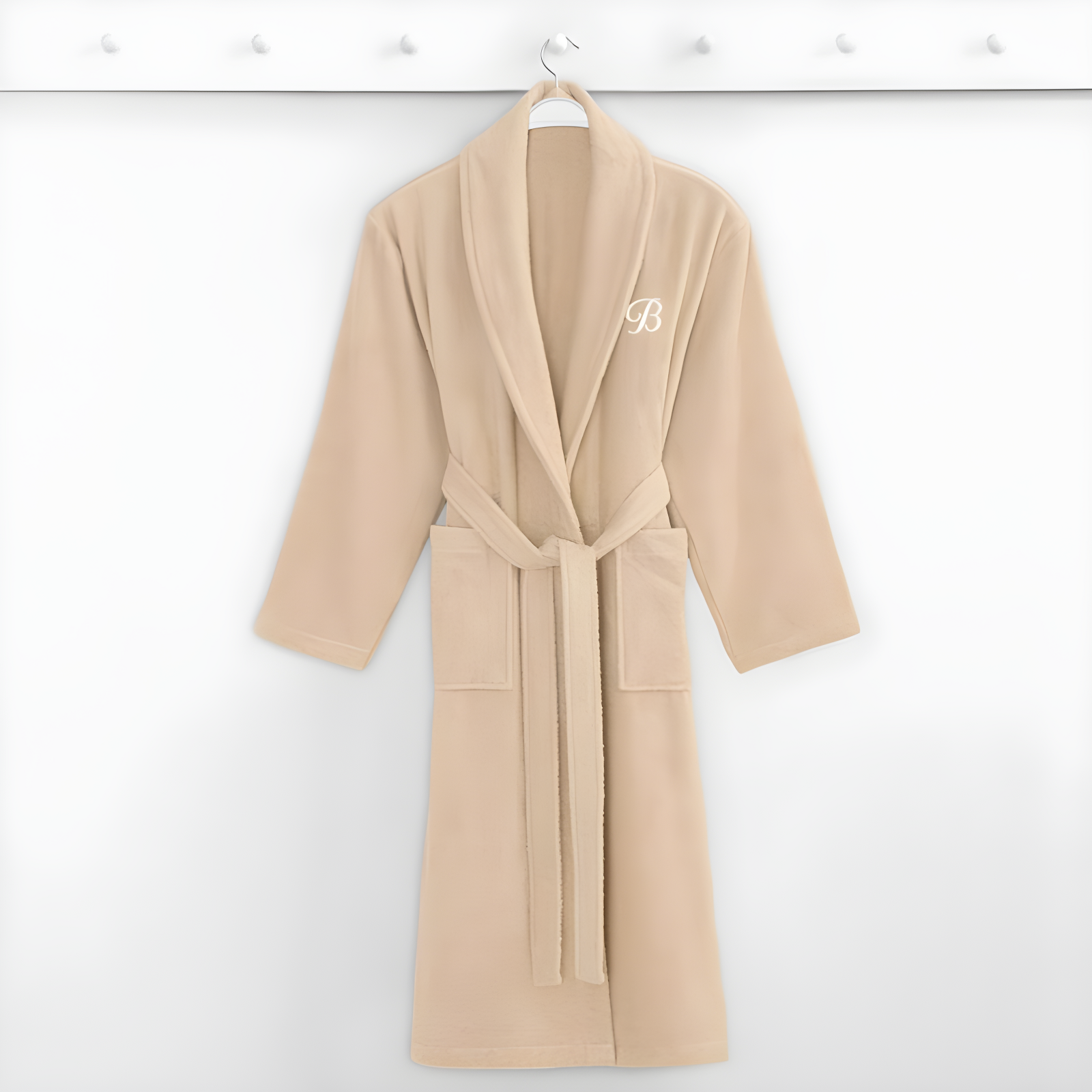 Linum Home Textiles Turkish Cotton Terry Cloth Mid-Calf Bathrobe with Pockets