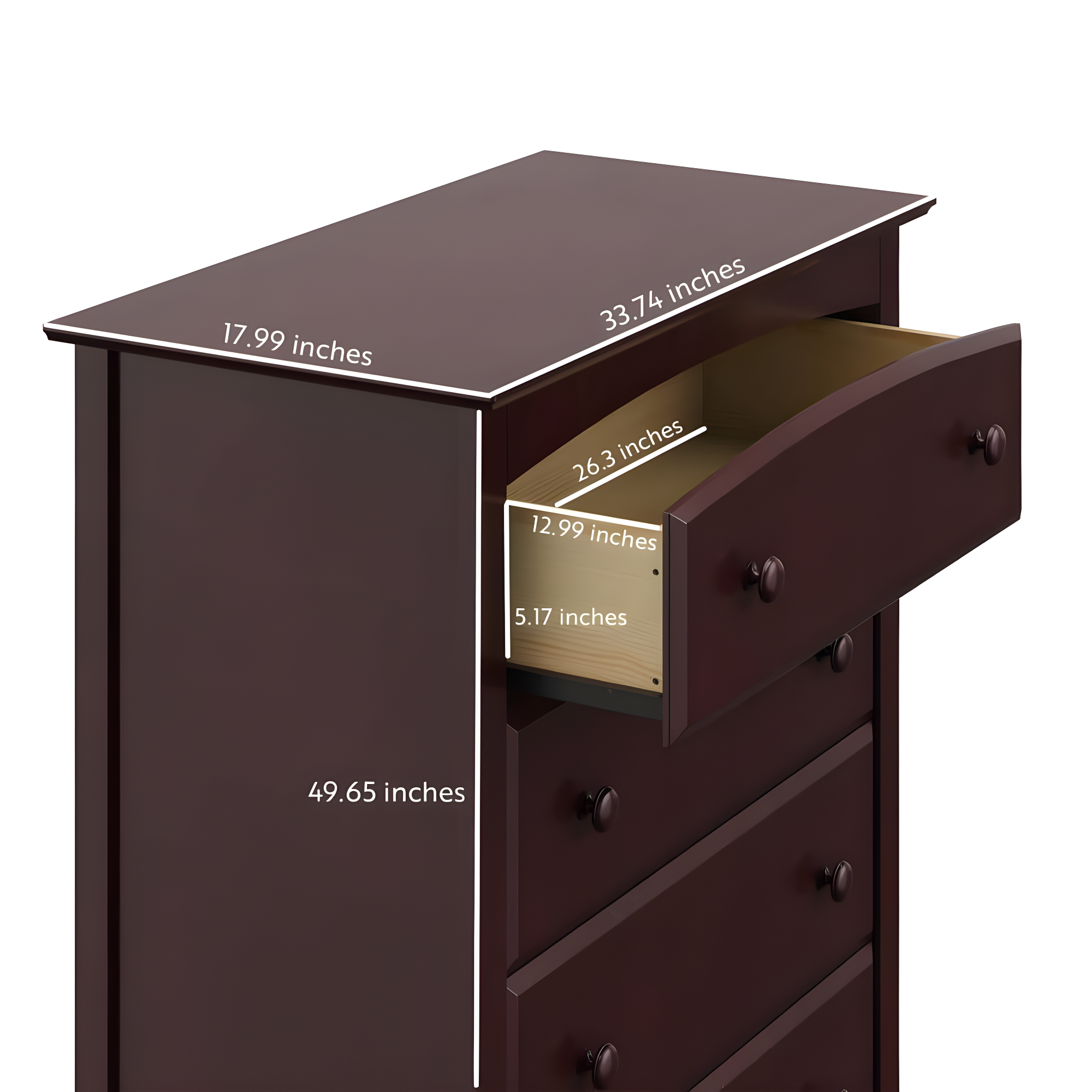 Kenton 5 Drawer Chest
