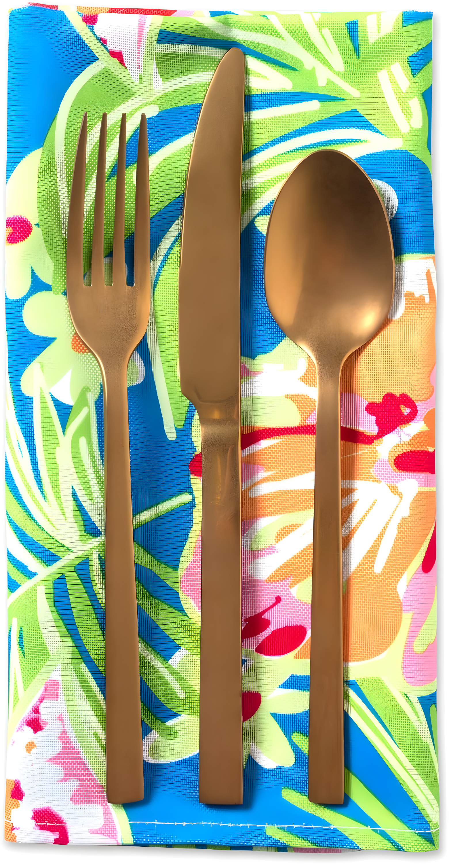 Design Imports Summer Floral Print Outdoor Napkin (Set Of 6)