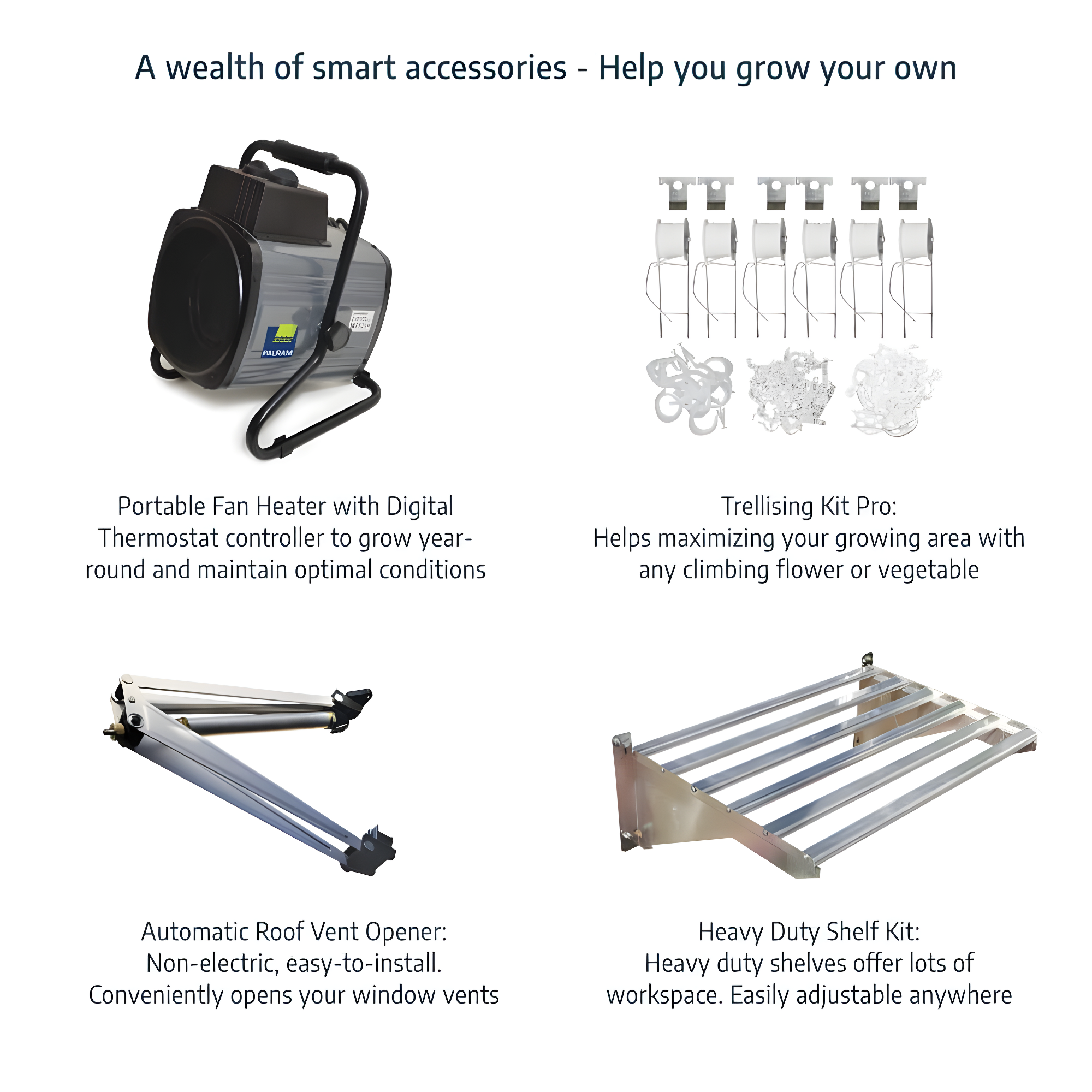 Canopia Palram - Canopia Oasis 12' x 10' Hexagonal Walk-In Hobby Polycarbonate Aluminum Frame Greenhouse Outdoor Living Structure - Gray