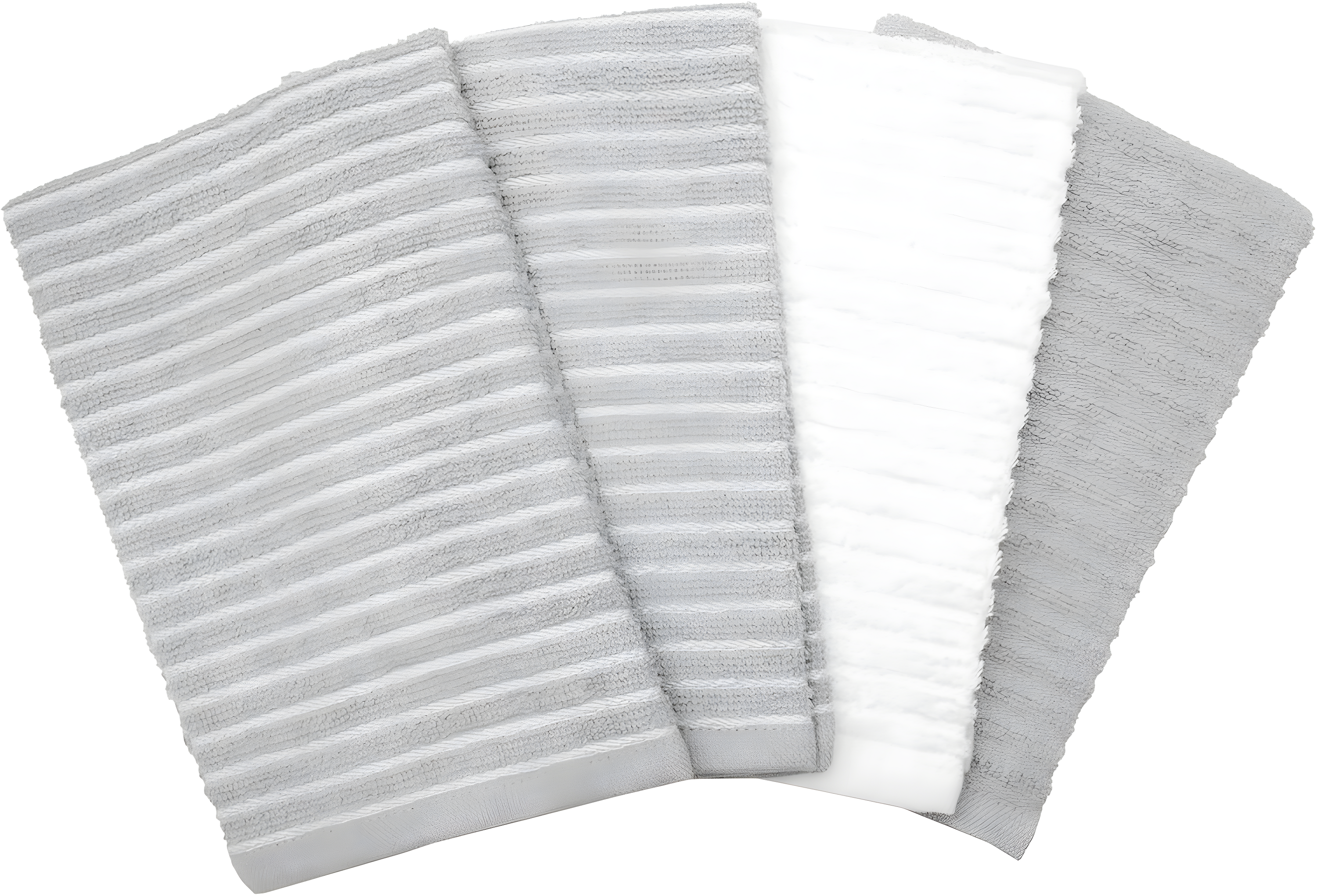 RITZ Cotton Stripe Tea Towel Kitchen Towel (Set of 4)