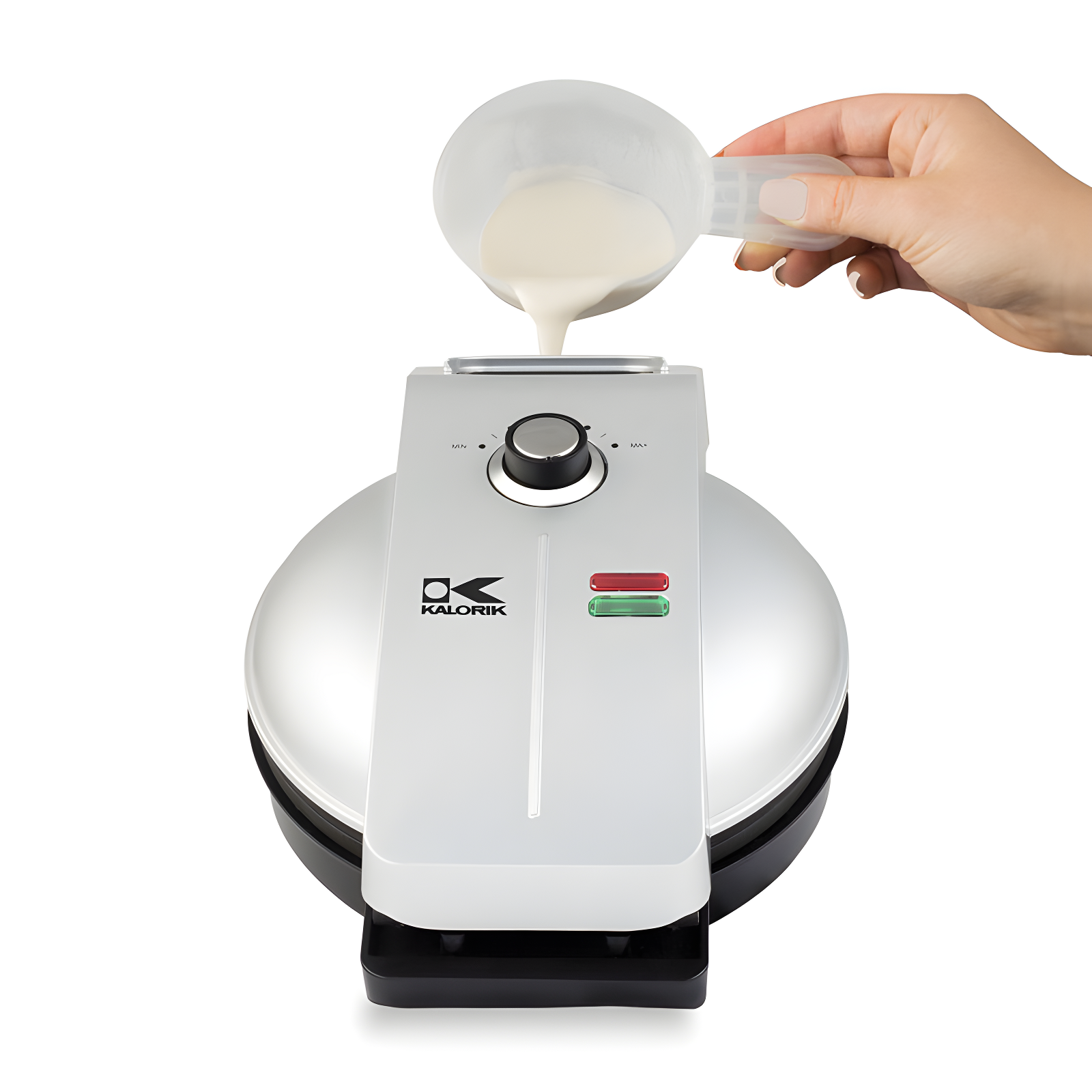 Kalorik® Kalorik® Easy Pour Waffle Maker, Silver