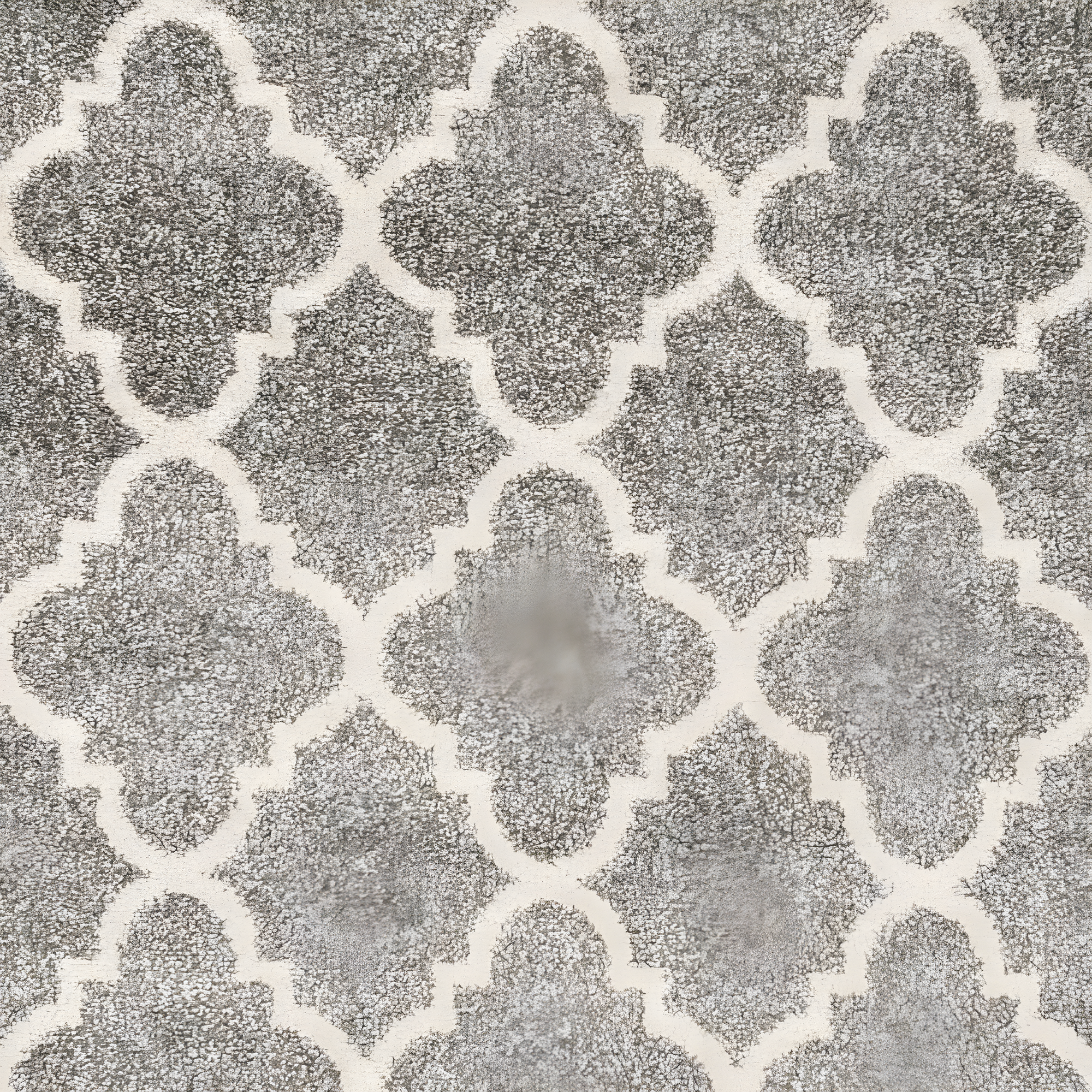 Amherst AMT422 Power Loomed Indoor Area Rug - Dark Grey/Beige - 5'x5' - Safavieh