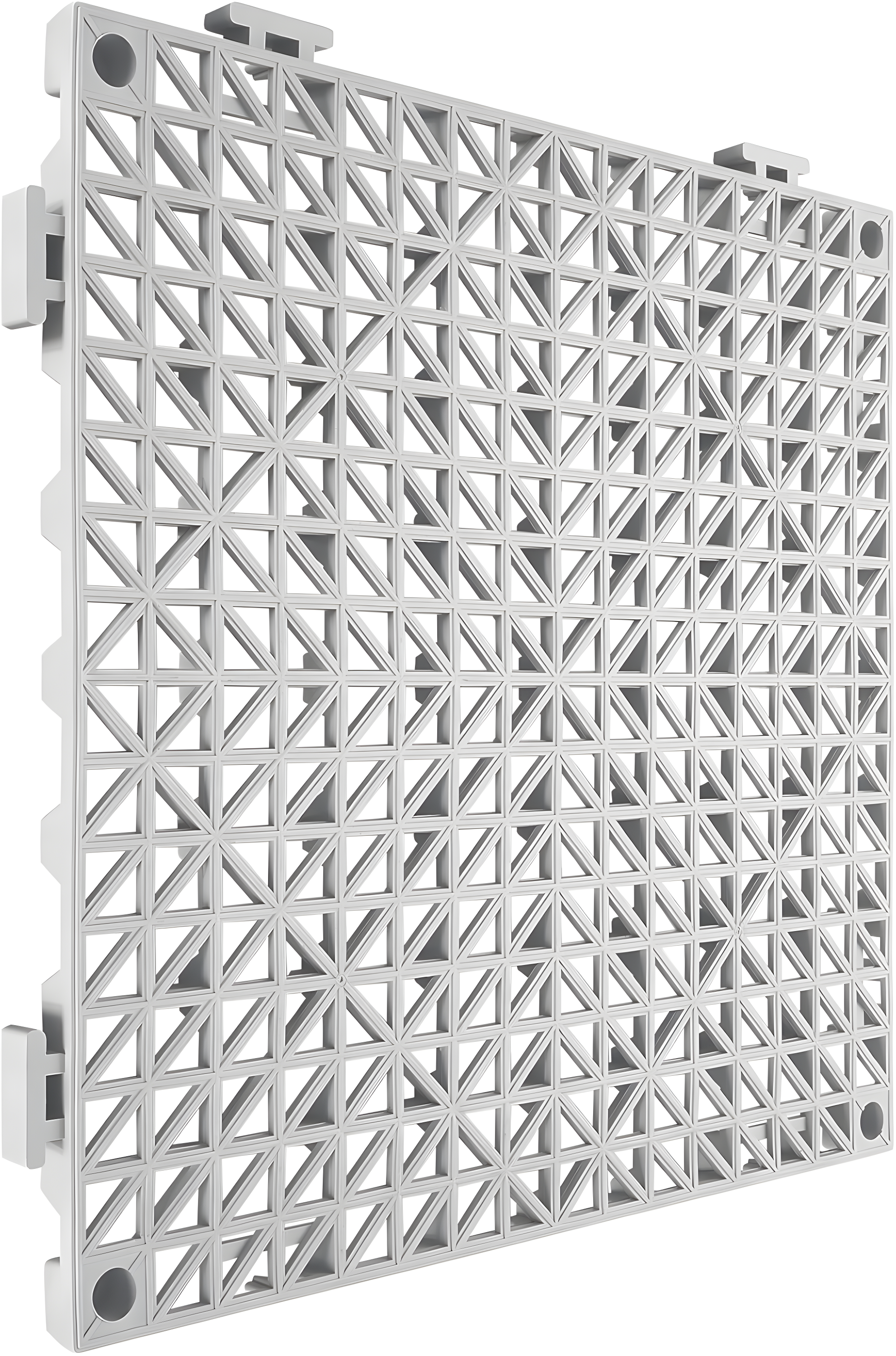 VEVOR 12" X 12" Drainage Mats In Different Colors VEVOR 12'' W x 12'' L Garage Flooring Drain Tiles (Set of 50)