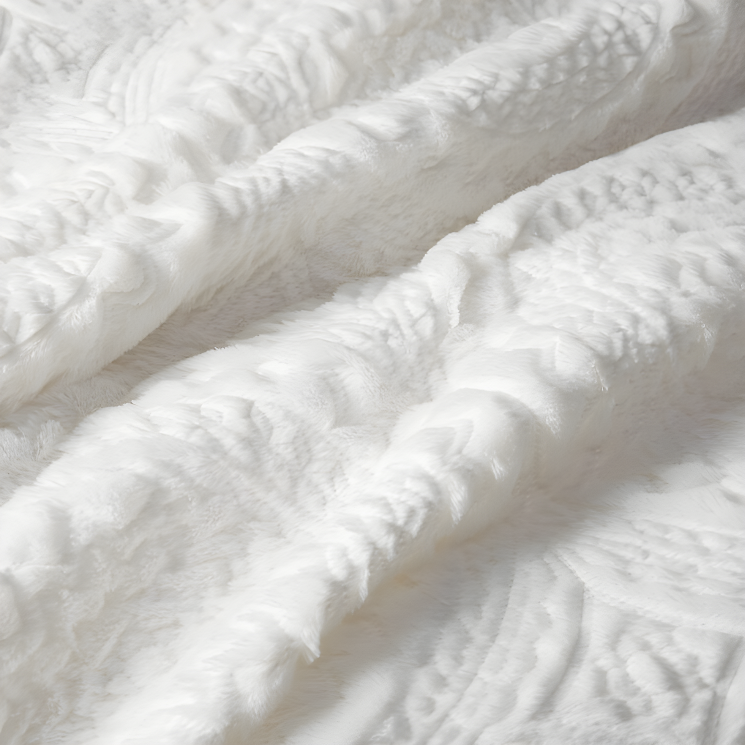 Arya Embroidered Medallion Faux Fur Ultra Plush Duvet Cover Set
