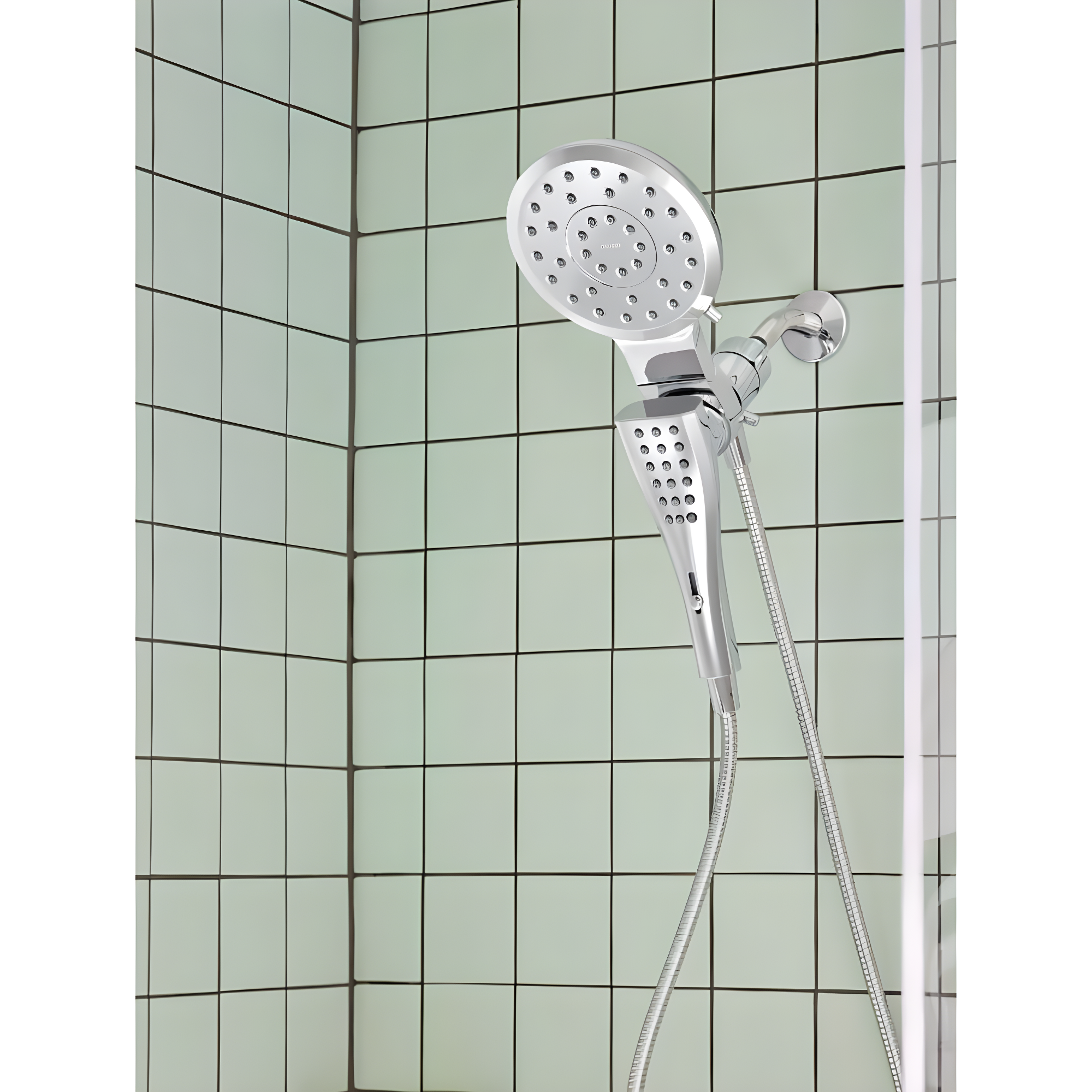 Verso 1.75 GPM Rainshower/Handshower Combination with Infiniti Dial and Magnetix Docking