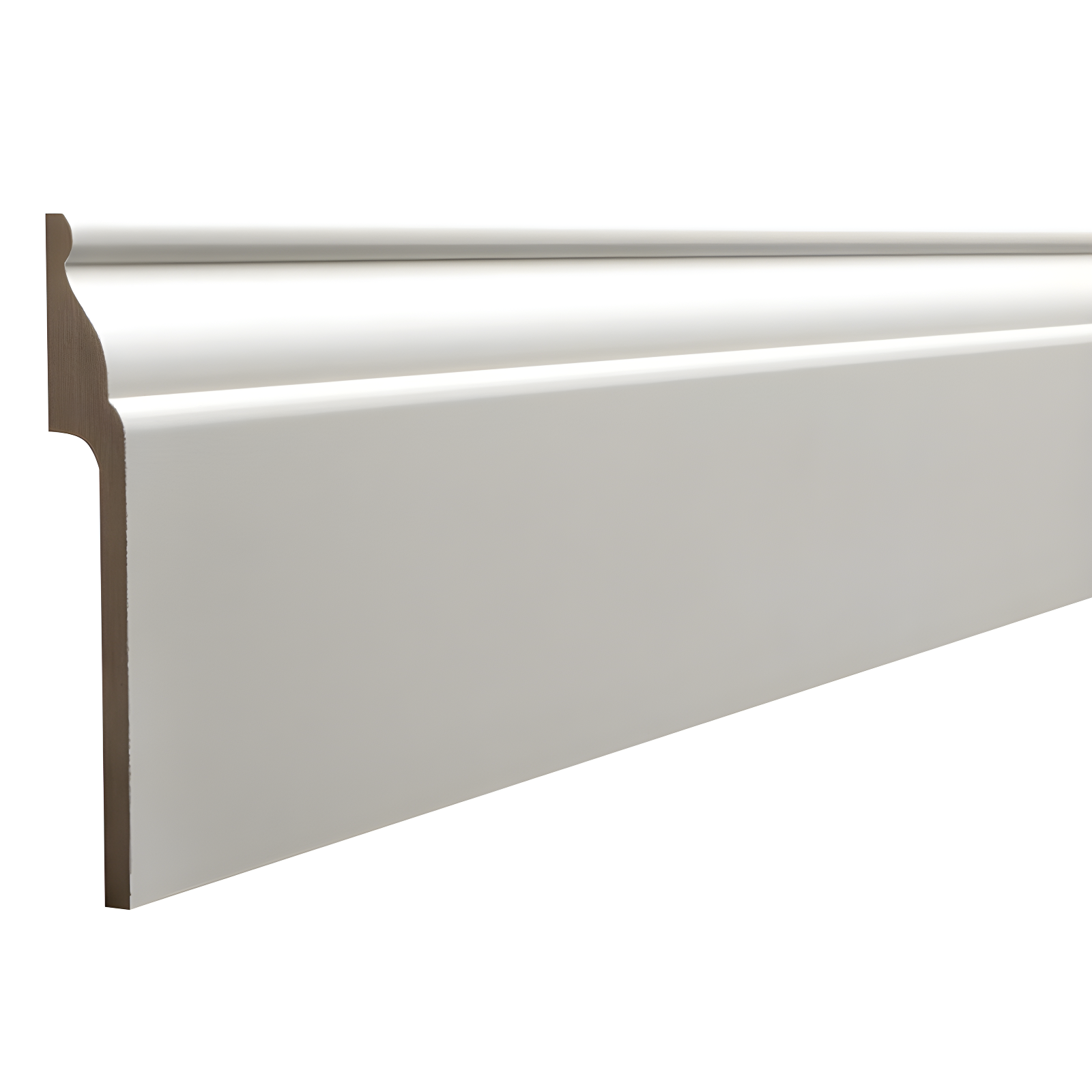 Engineered Wood 5.25'' W x 96'' L Wall Base in White