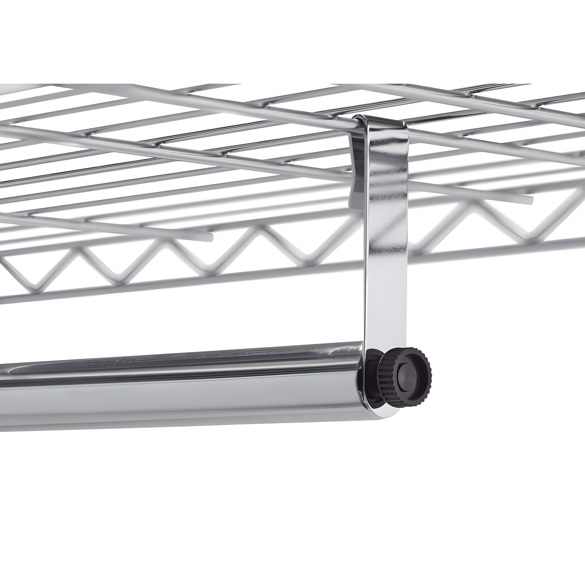 Chrome Wire Free-Standing Closet with Adjustable Shelves