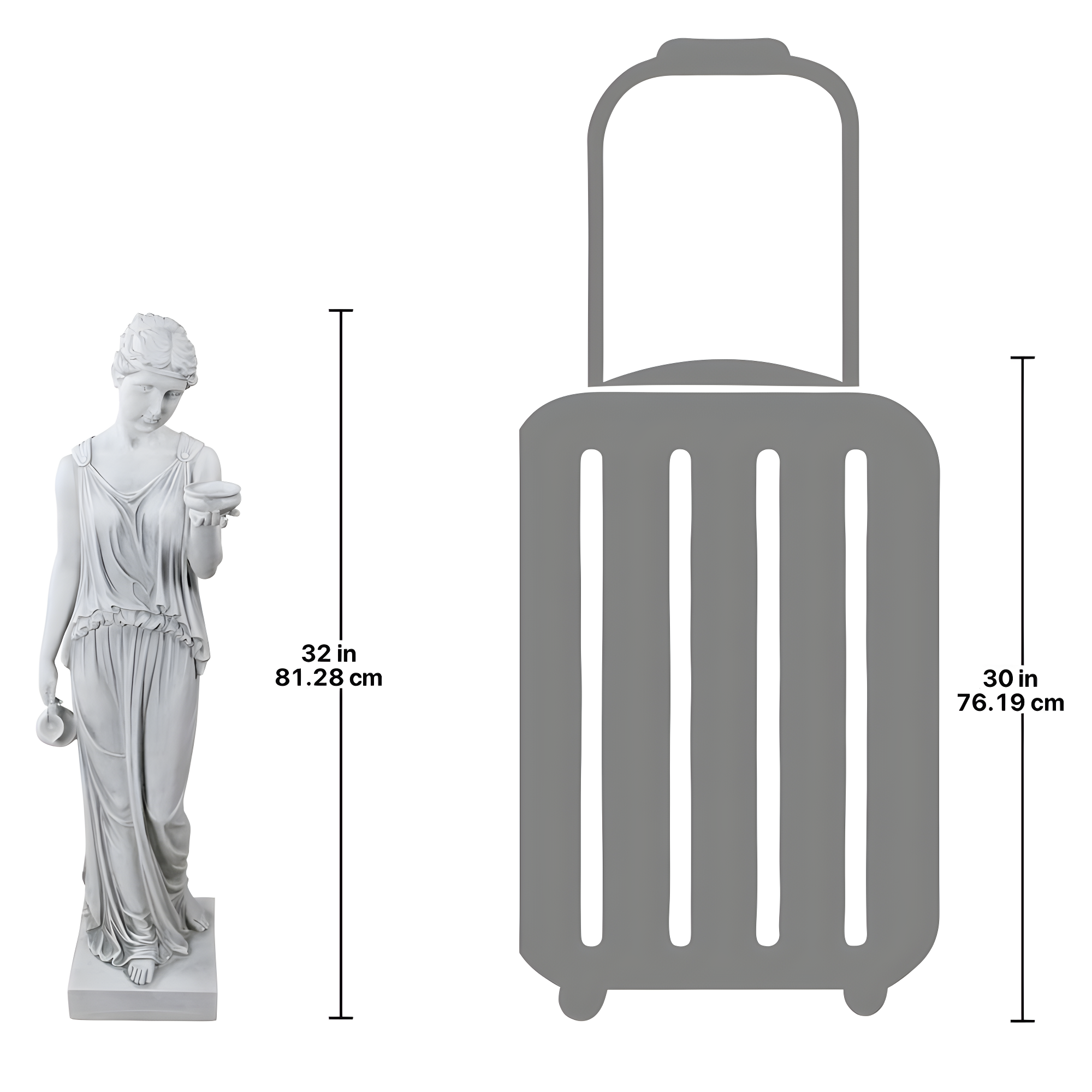 Design Toscano Hebe, the Goddess of Youth Statue: Large