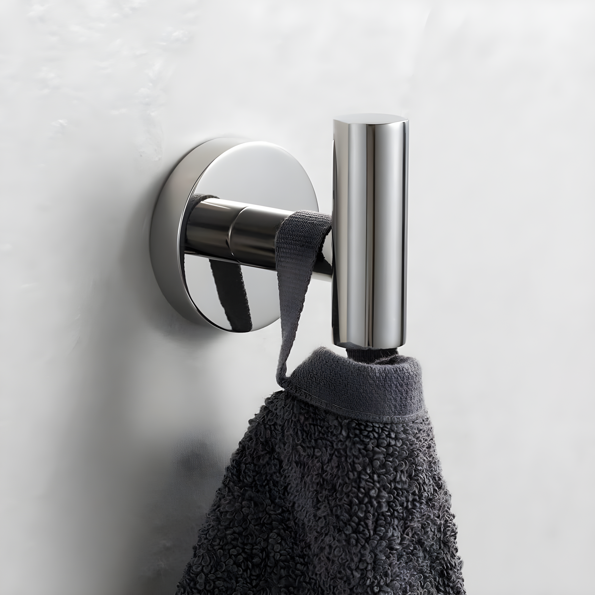 Bathroom Stainless Steel Towel Hooks Wall Mounted 4-Pack