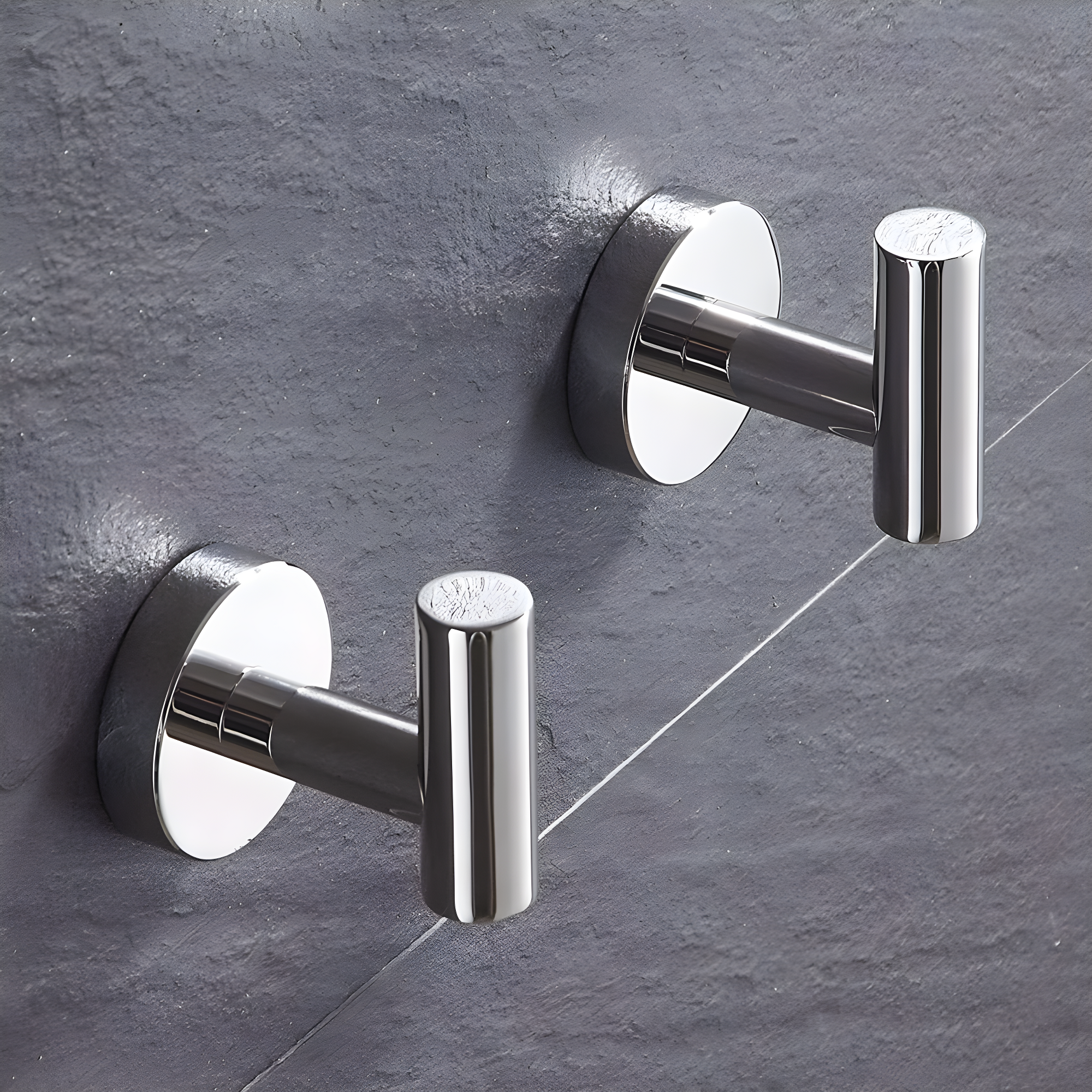 Bathroom Stainless Steel Towel Hooks Wall Mounted 4-Pack