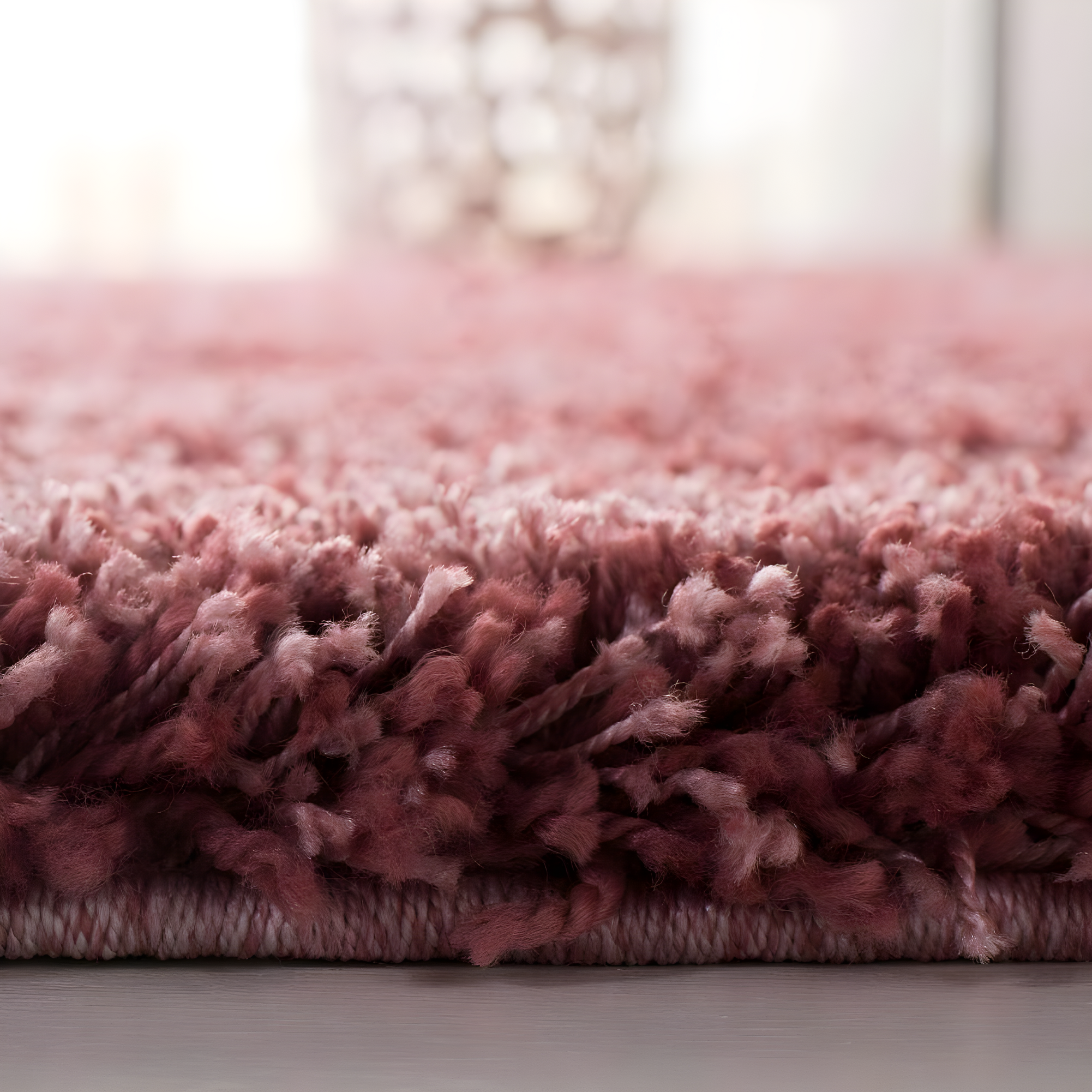 Shag SG151 Power Loomed Accent Rug - Rose - 2'3"x5' - Safavieh.