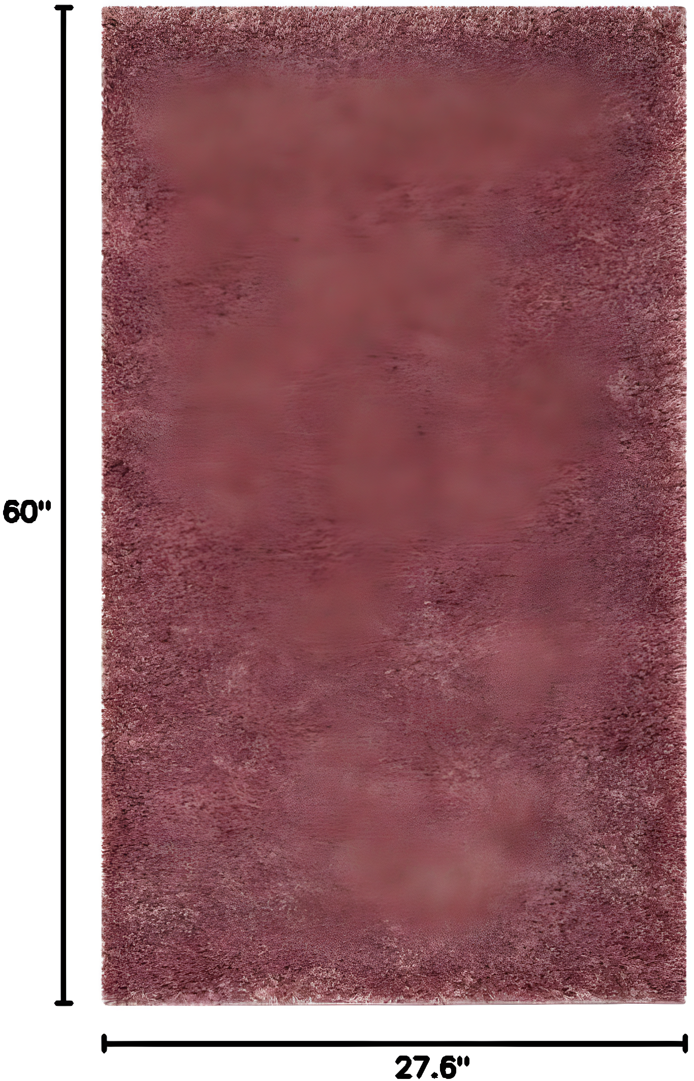 Shag SG151 Power Loomed Accent Rug - Rose - 2'3"x5' - Safavieh.