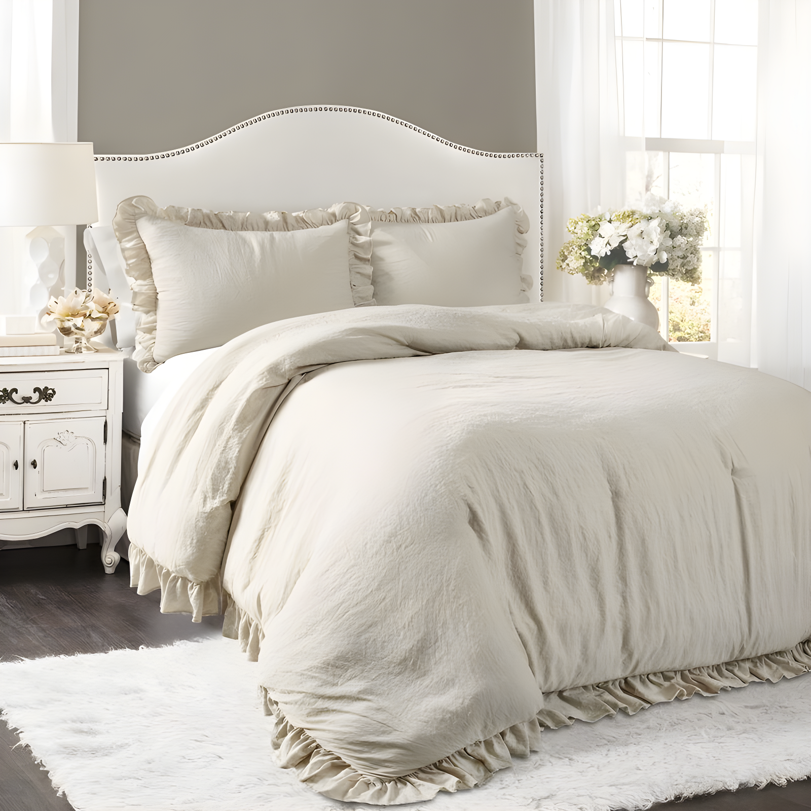 Lush Decor Reyna Microfiber 3 Piece Comforter Set
