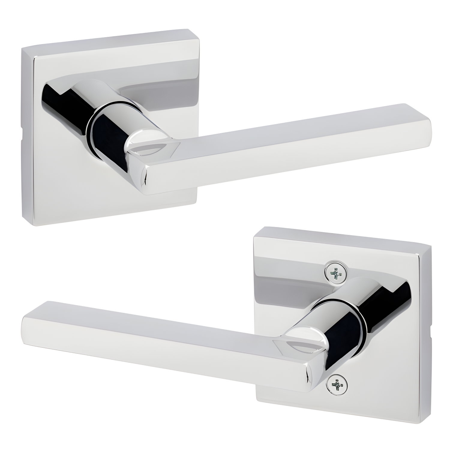 Kwikset Halifax 2 Piece Square Passage Lever Set