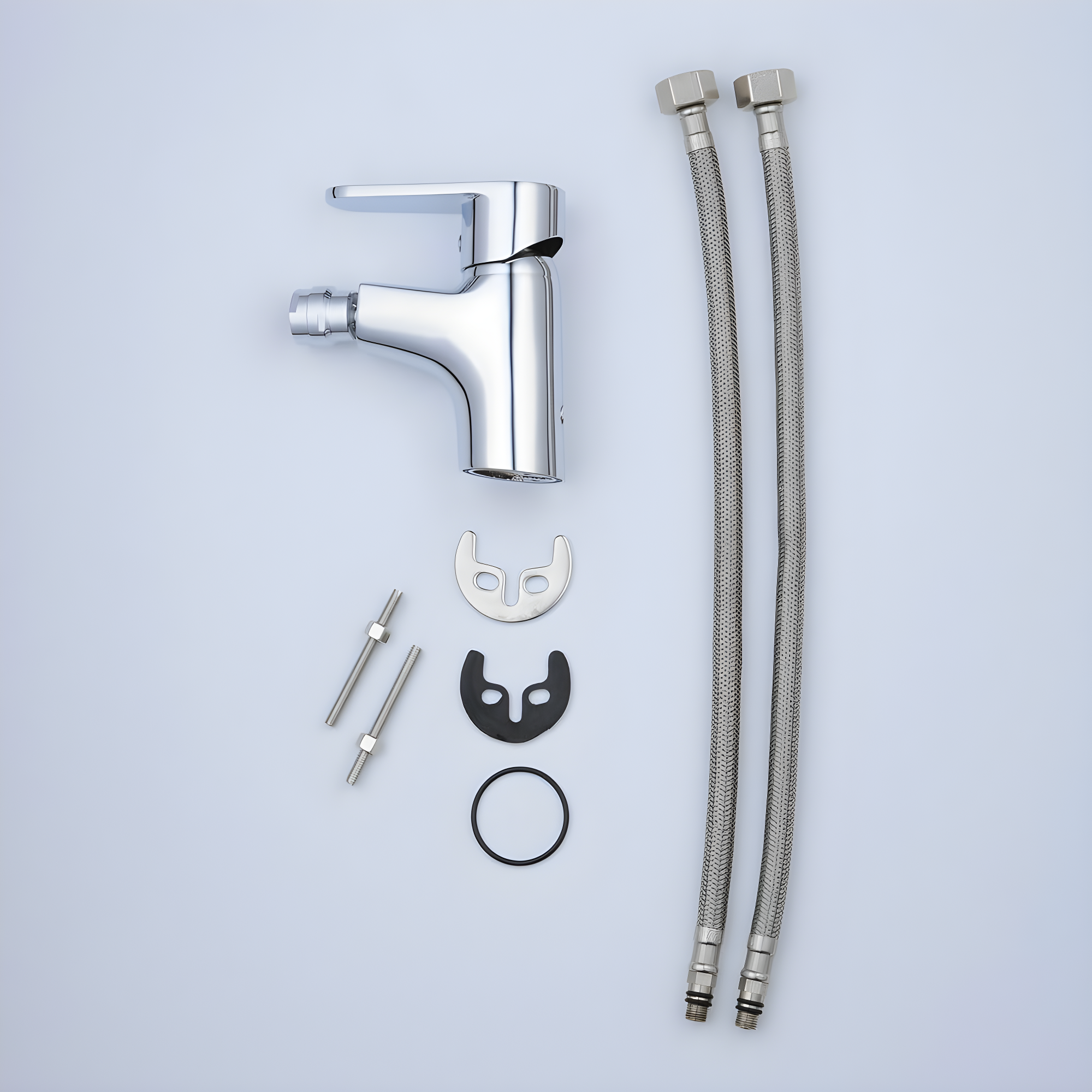 Beelee BL6787 Bath Bidet Faucet Single Hole with Metal Lever Handle