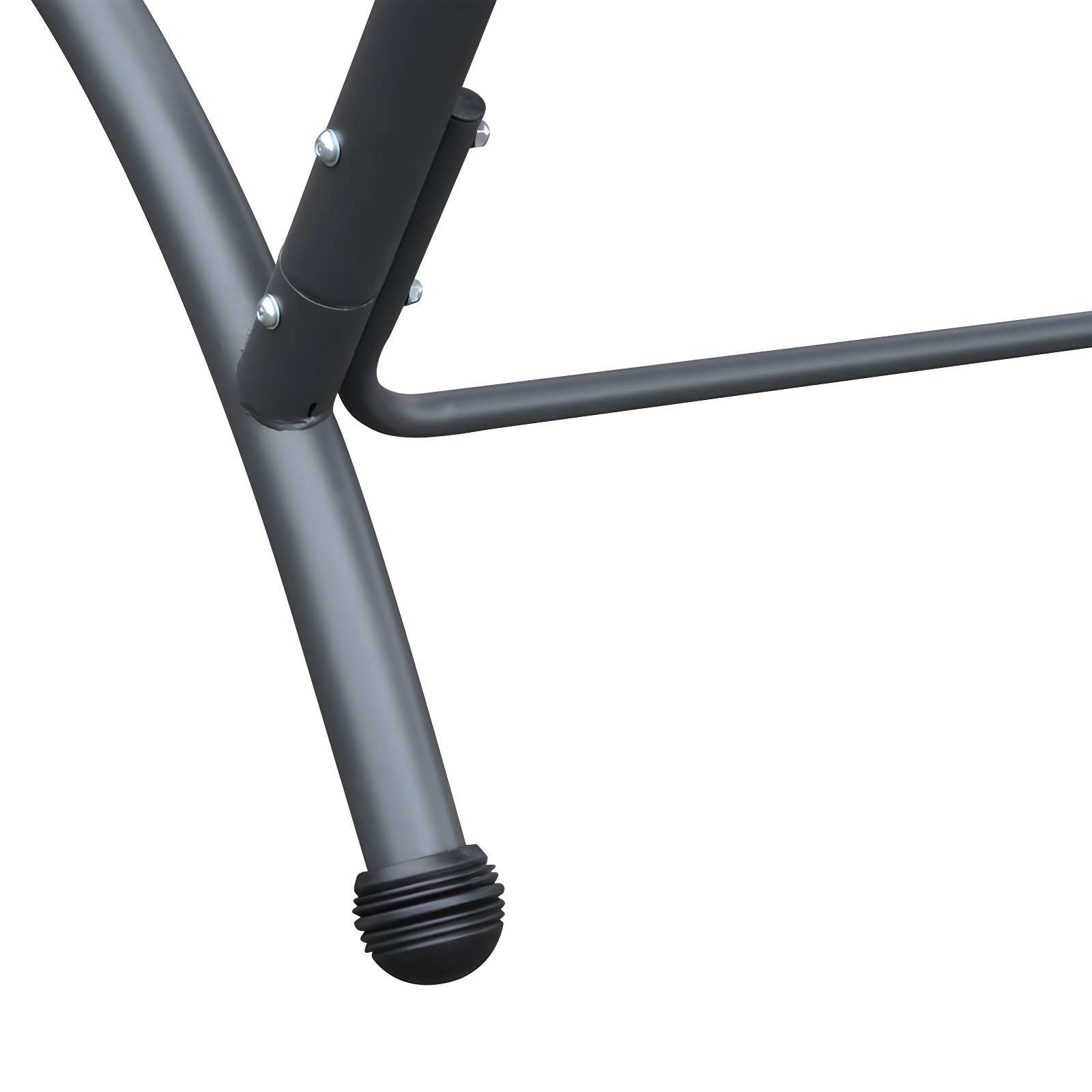 Outsunny 2-Person Porch Swing, Outdoor Patio Swing Bench with Adjustable Tilt Canopy, Cup Holder and Storage Tray, Steel Frame, Brown